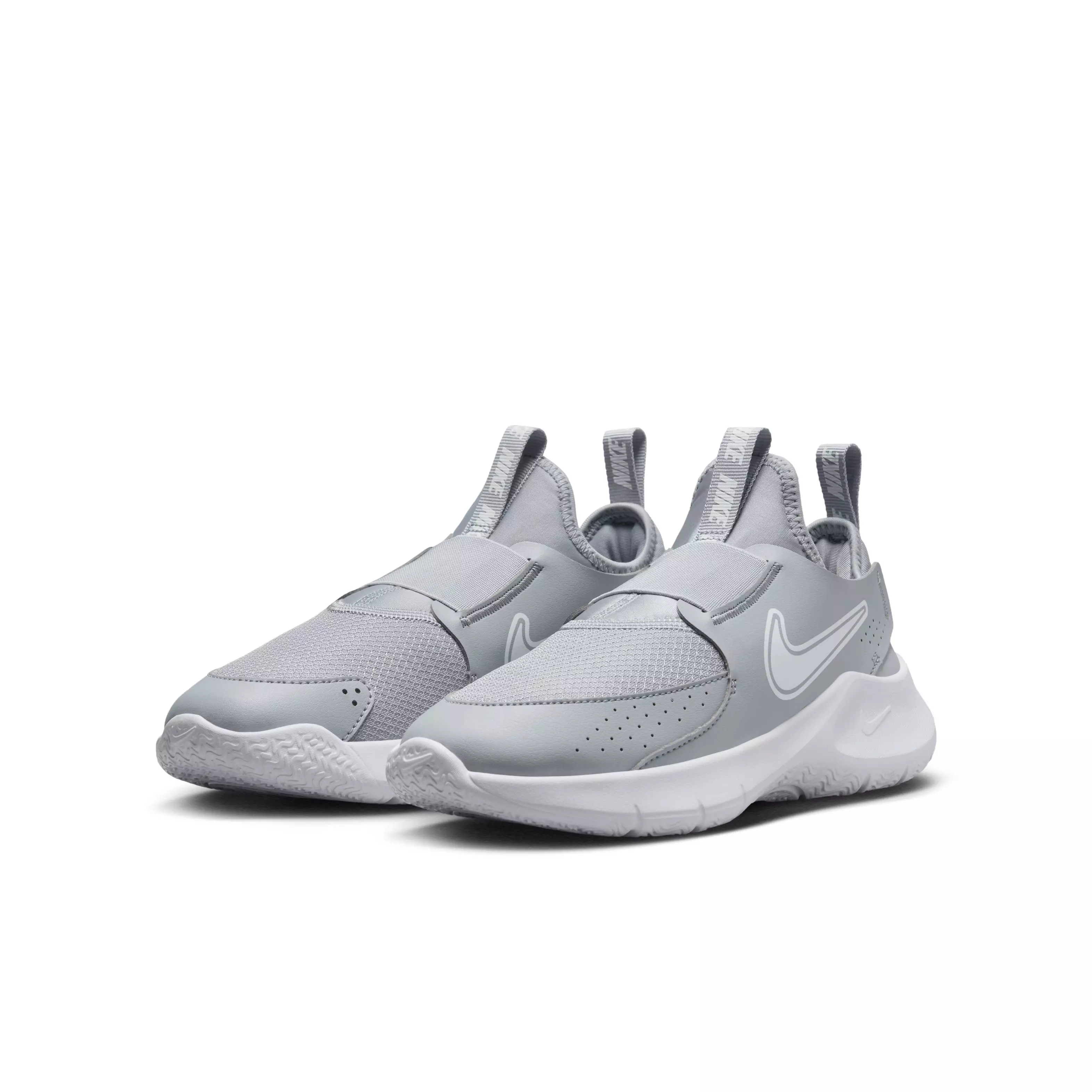 Nike Flex Runner 3 "Wolf Grey/White" Grade School Boys' Running Shoe - GREY/WHITE