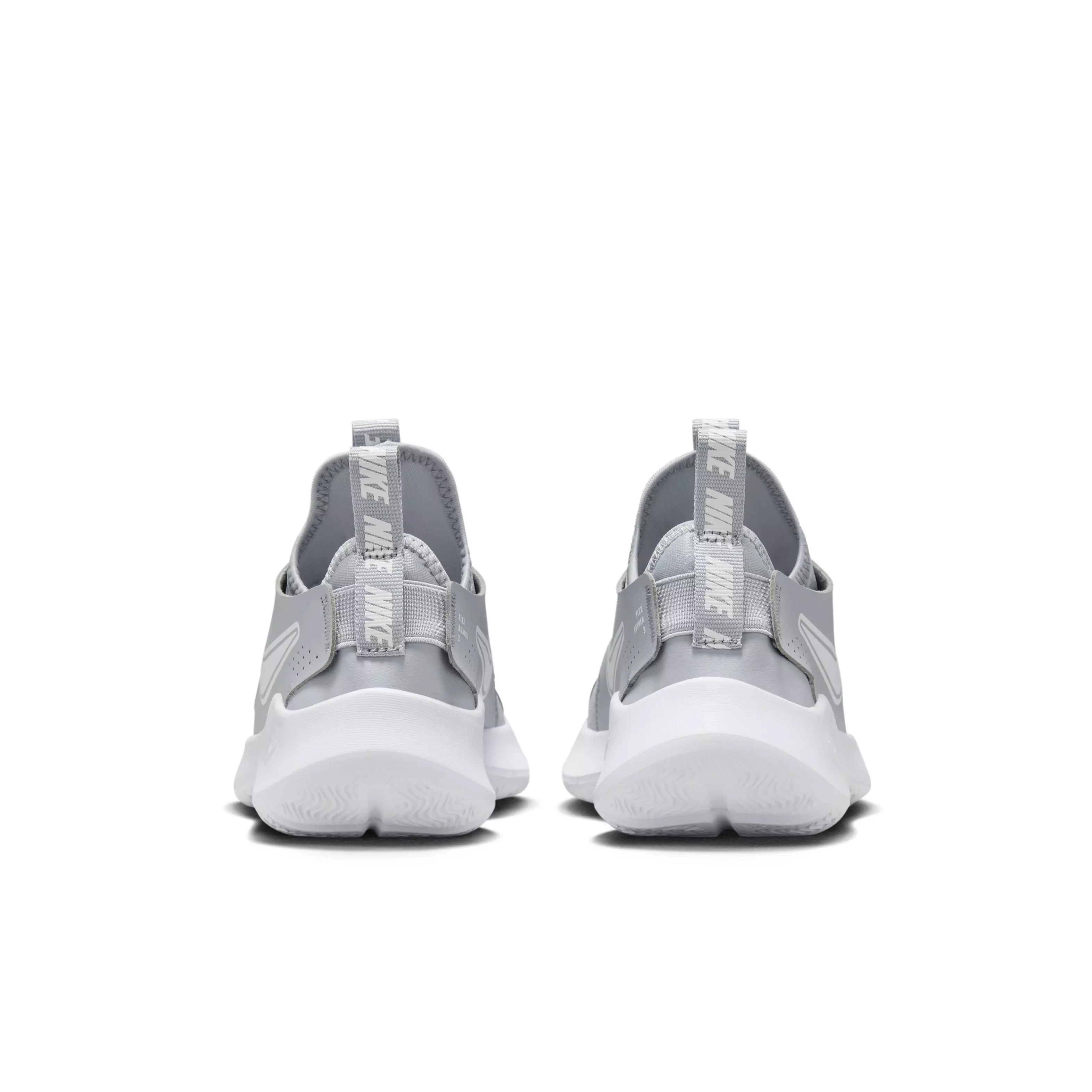 Nike Flex Runner 3 "Wolf Grey/White" Grade School Boys' Running Shoe - GREY/WHITE