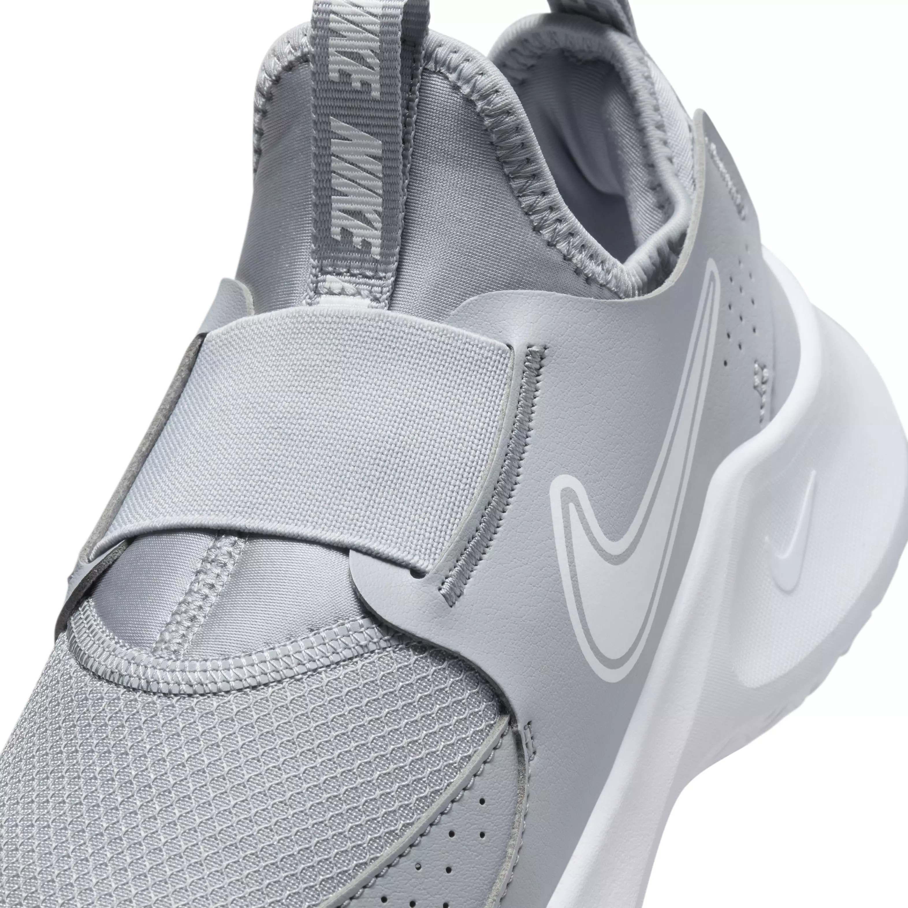 Nike Flex Runner 3 "Wolf Grey/White" Grade School Boys' Running Shoe - GREY/WHITE