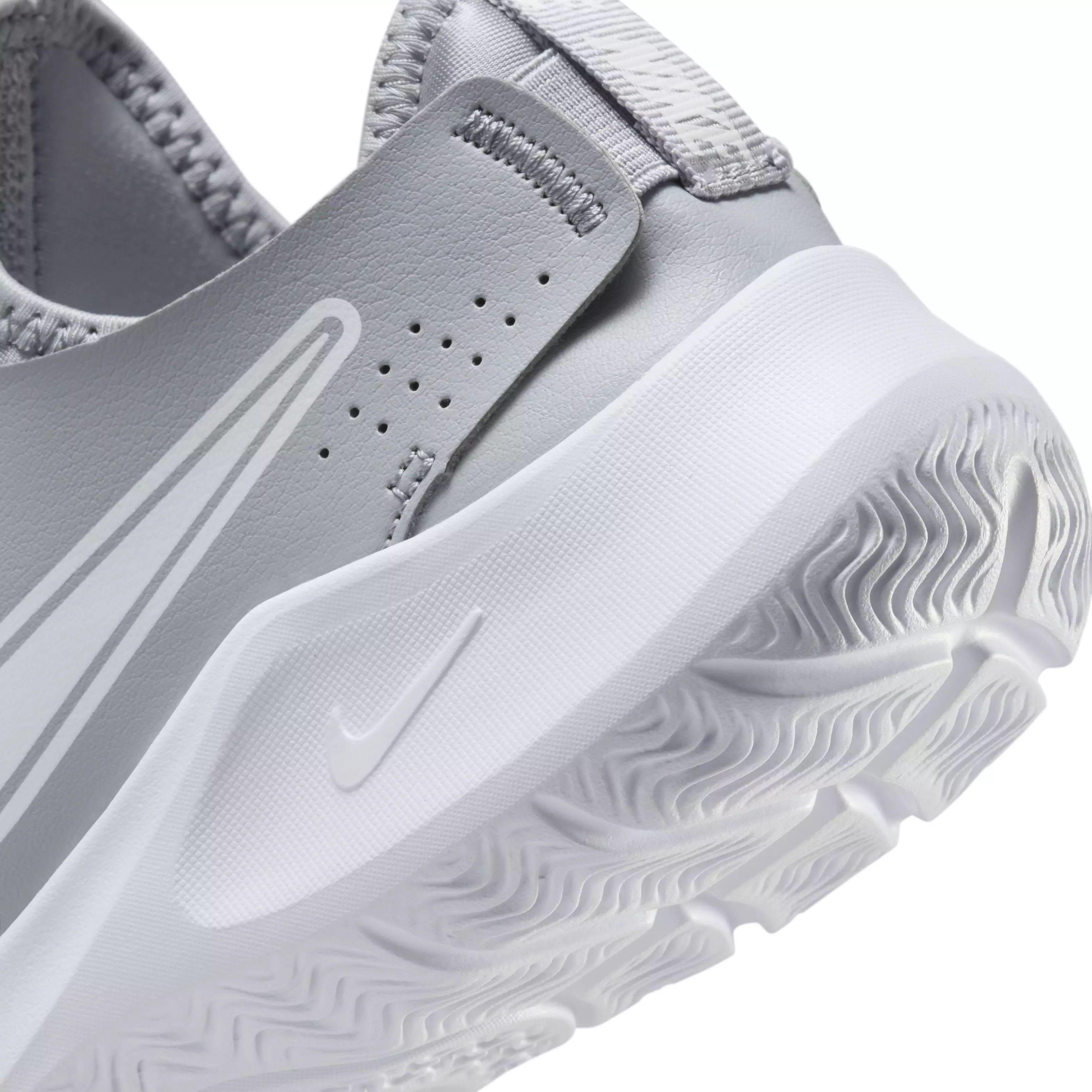 Nike Flex Runner 3 "Wolf Grey/White" Grade School Boys' Running Shoe - GREY/WHITE