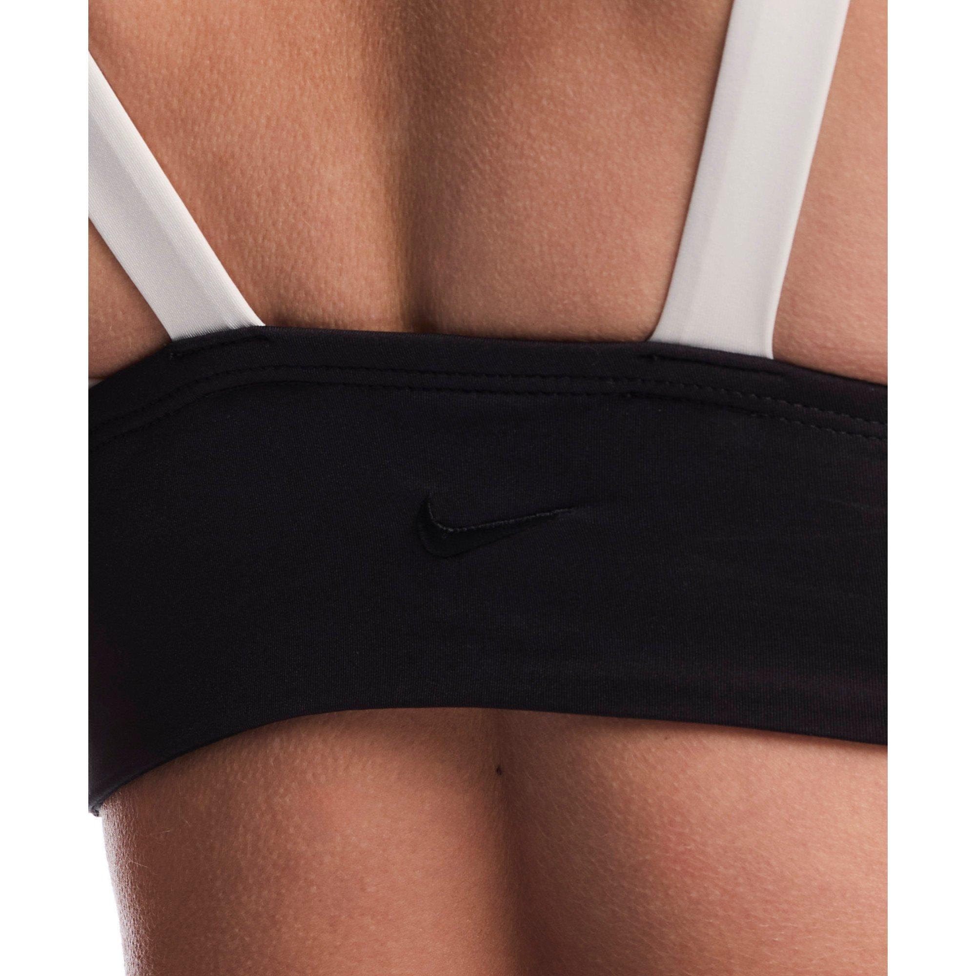 Nike Women's Swim Bold Color Block Midkini - BLACK Thumbnail View 3