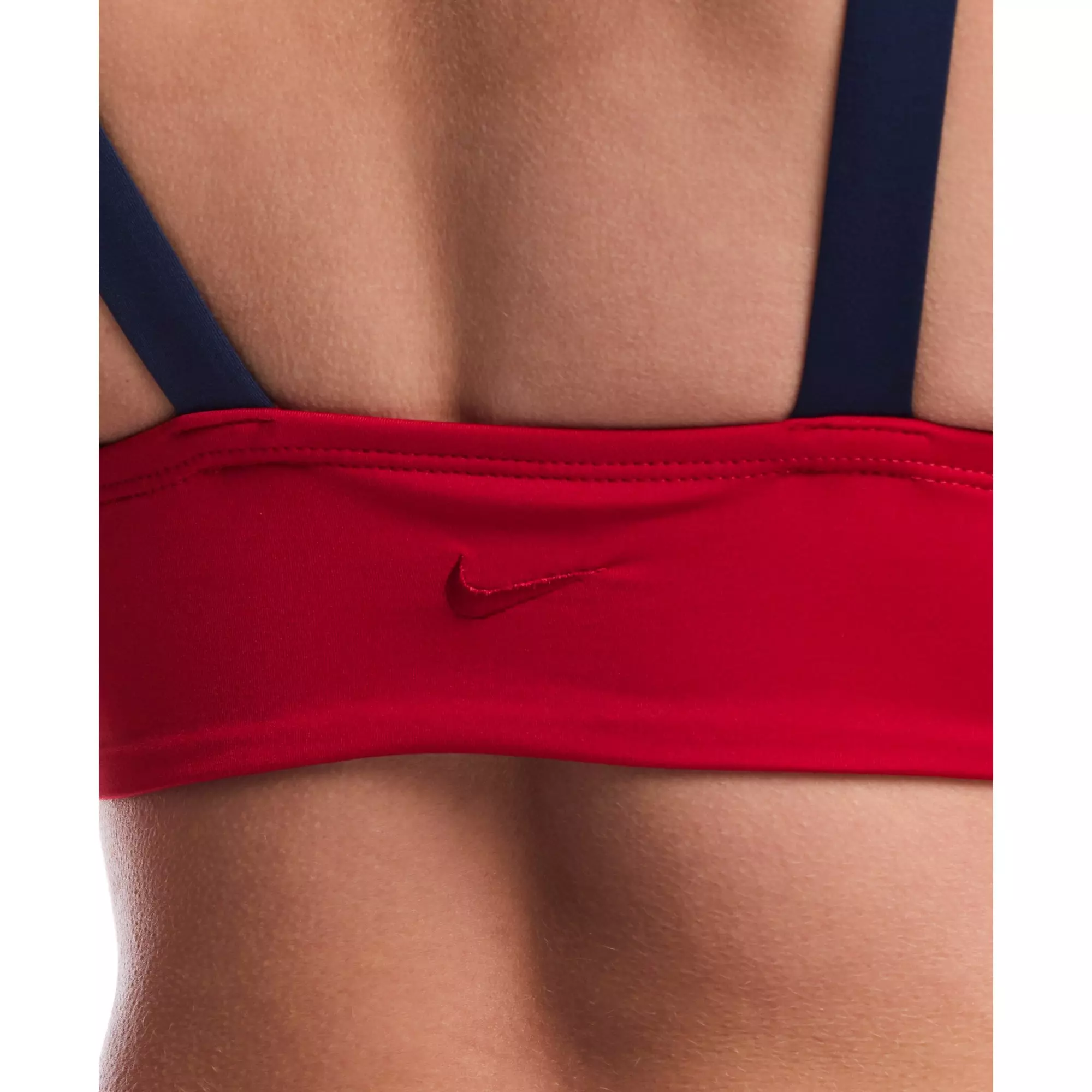 Nike Women's Swim Bold Color Block Midkini - RED