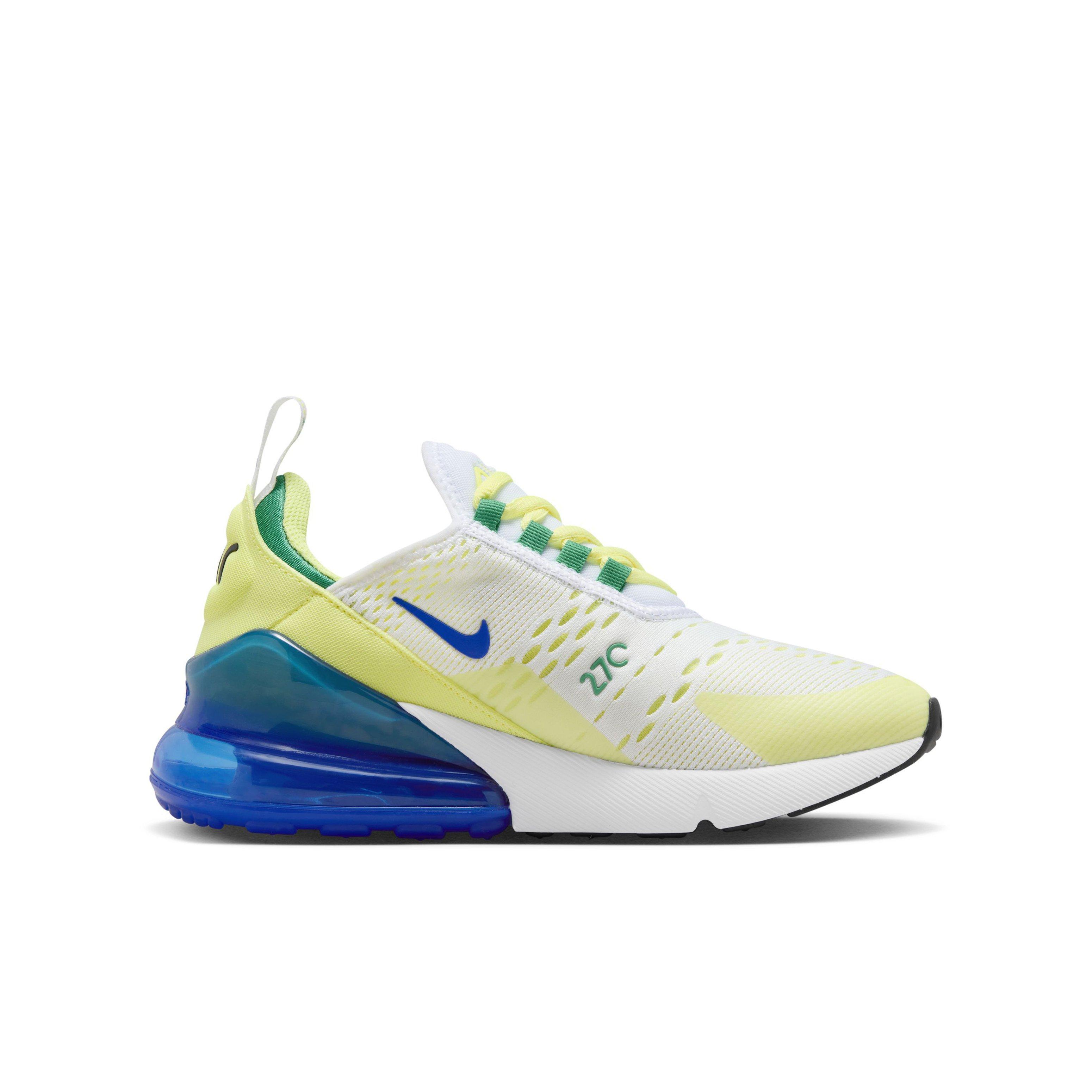 Nike air max 270 blue cheap and lime green