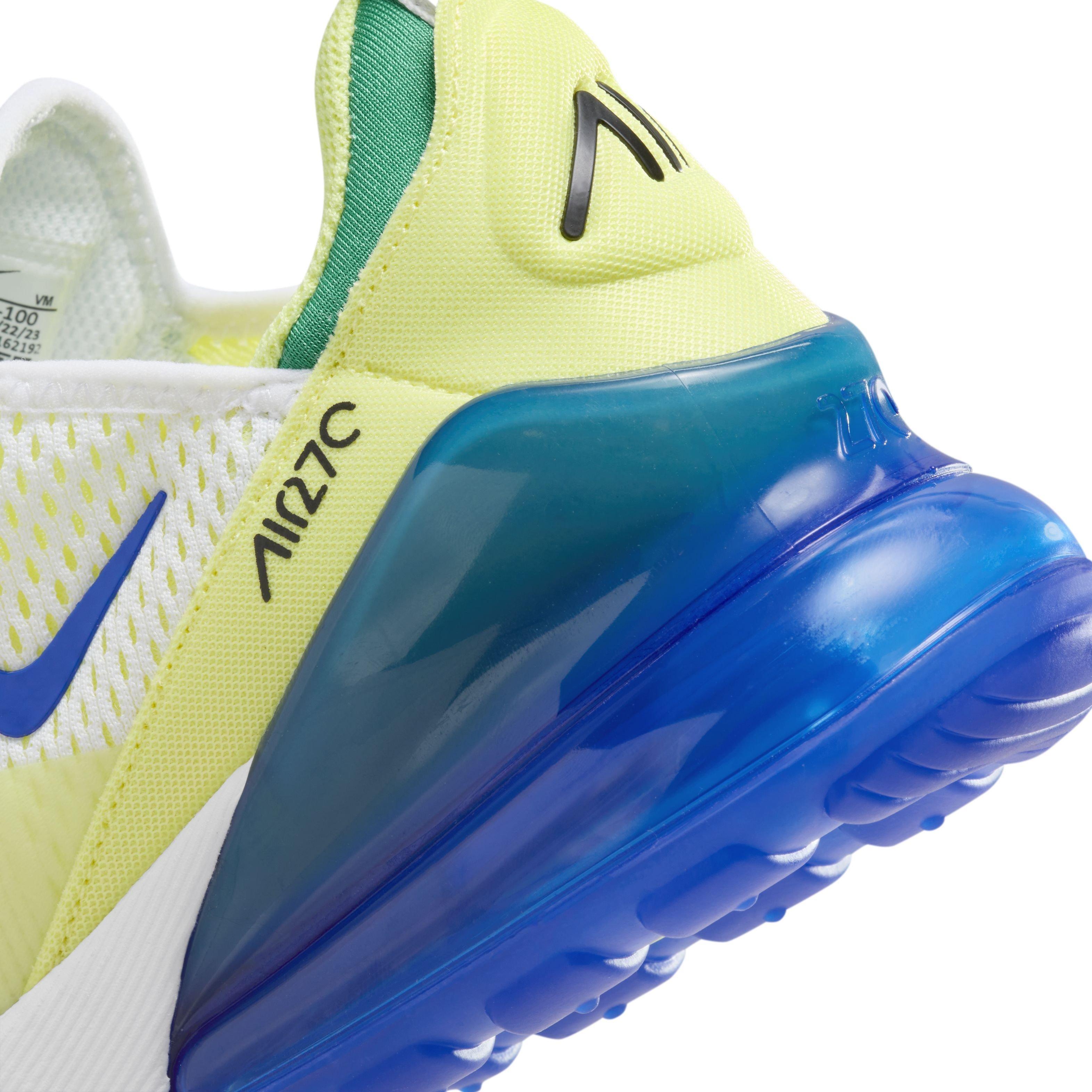 Air max 270 hot sale blue and green