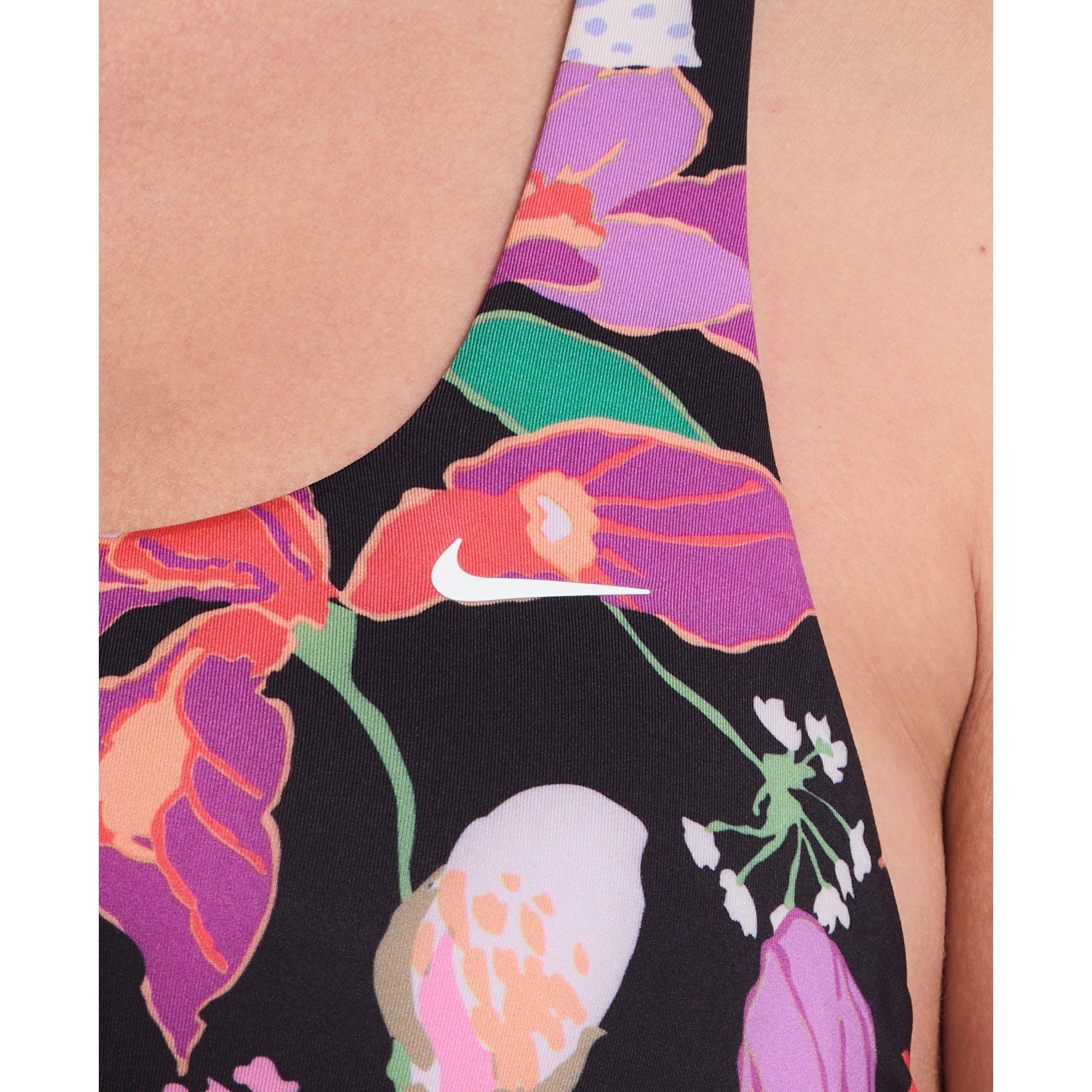 Nike Women's Swim Square Neck Tankini - BLACK Thumbnail View 3