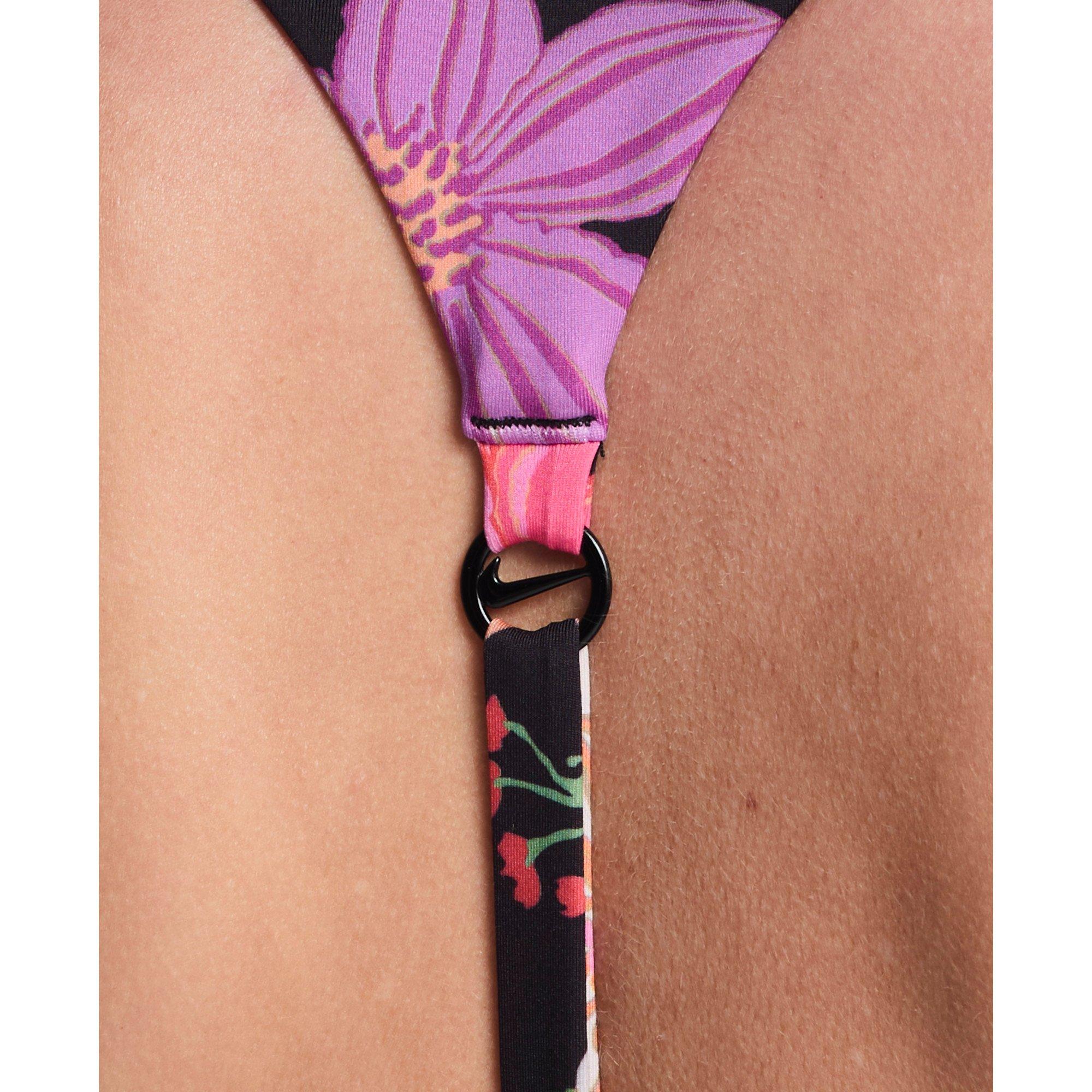 Nike Women's Swim Square Neck Tankini - BLACK Thumbnail View 4