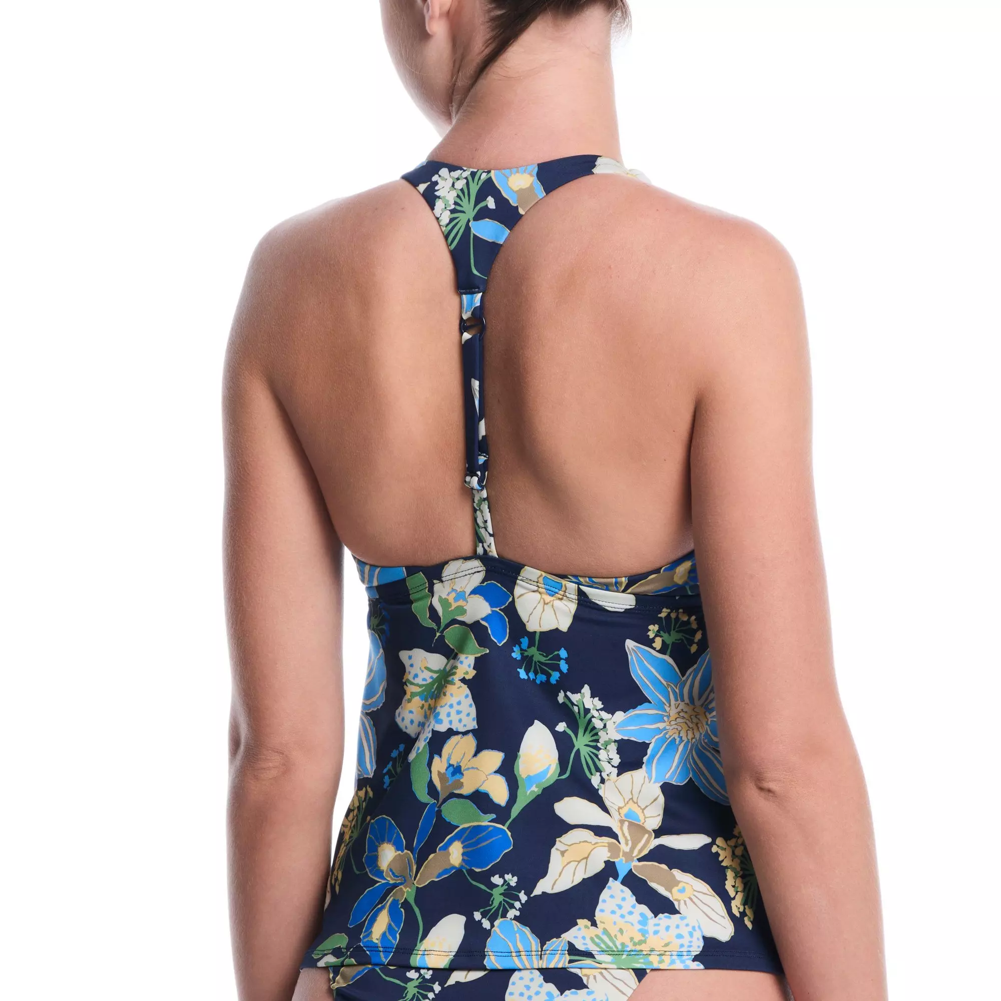 Nike Women's Swim Square Neck Tankini - NAVY