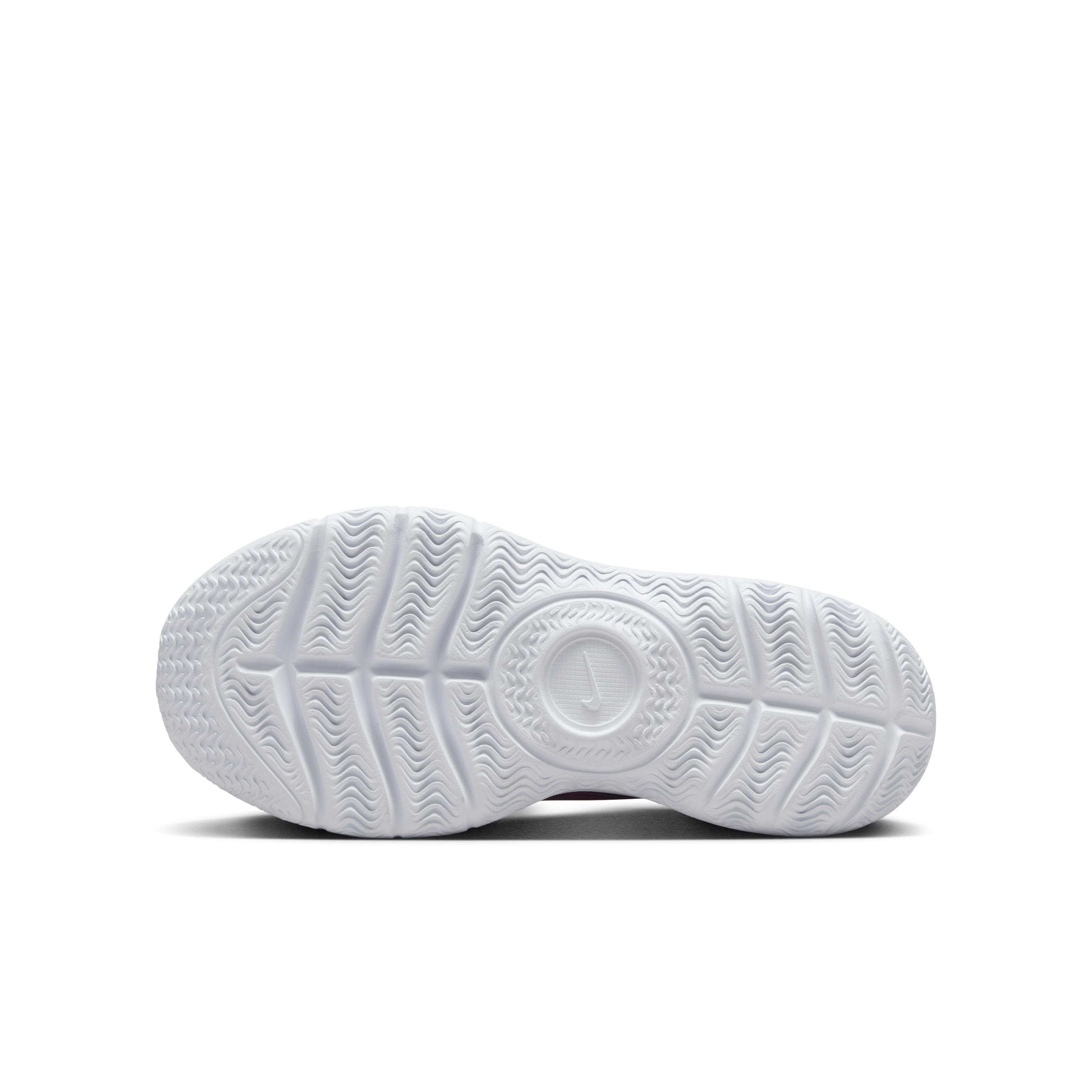 Nike Flex Runner 3 Grade School Girls' "Platinum Violet/Violet Ore/White/Playful Pink" Running Shoe