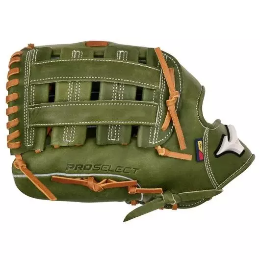 Mizuno GPS-72D Pro Select 12.75" Premium Outfielder Baseball Glove LHT - GREEN