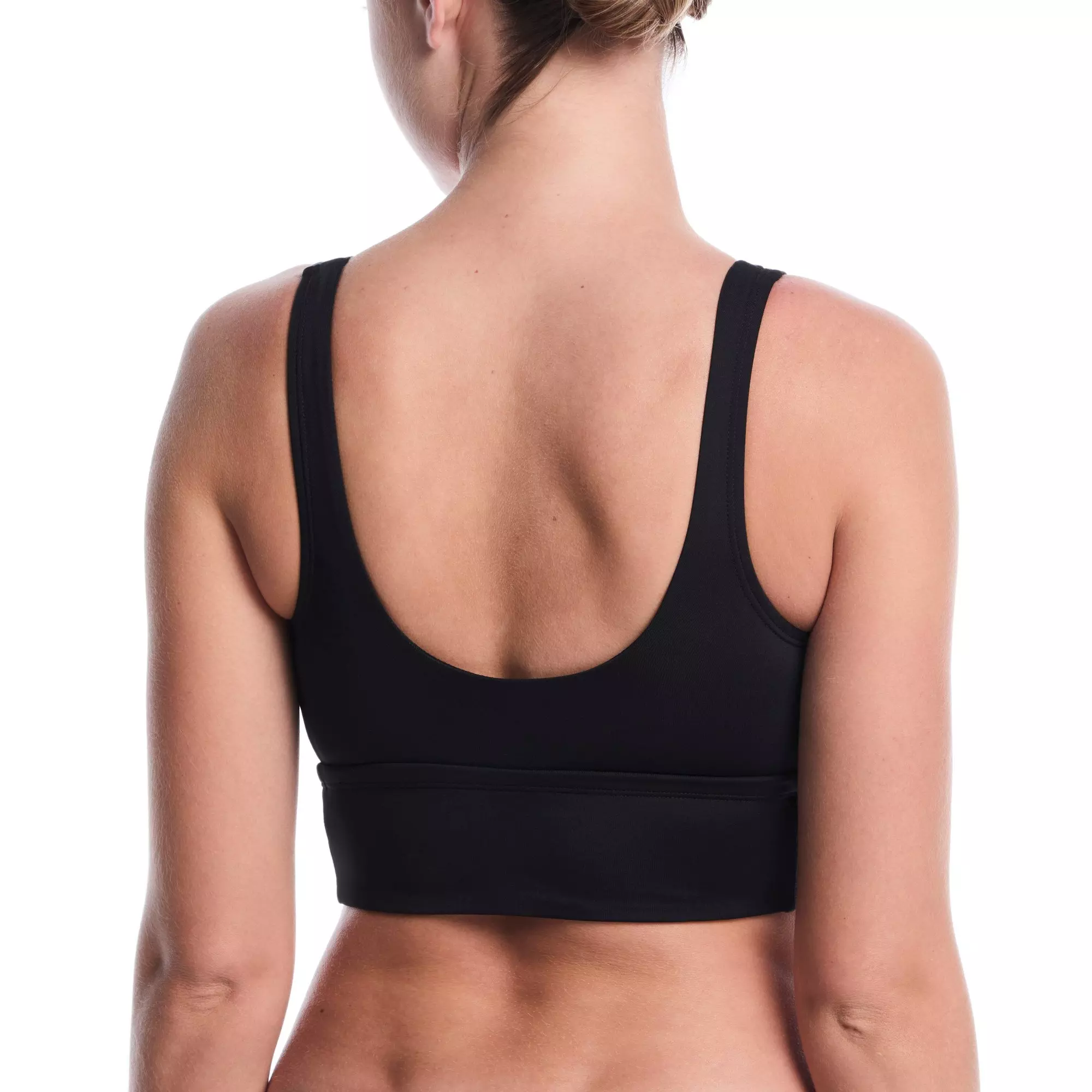 Nike Women's Swim Scoop Neck Midkini - BLACK