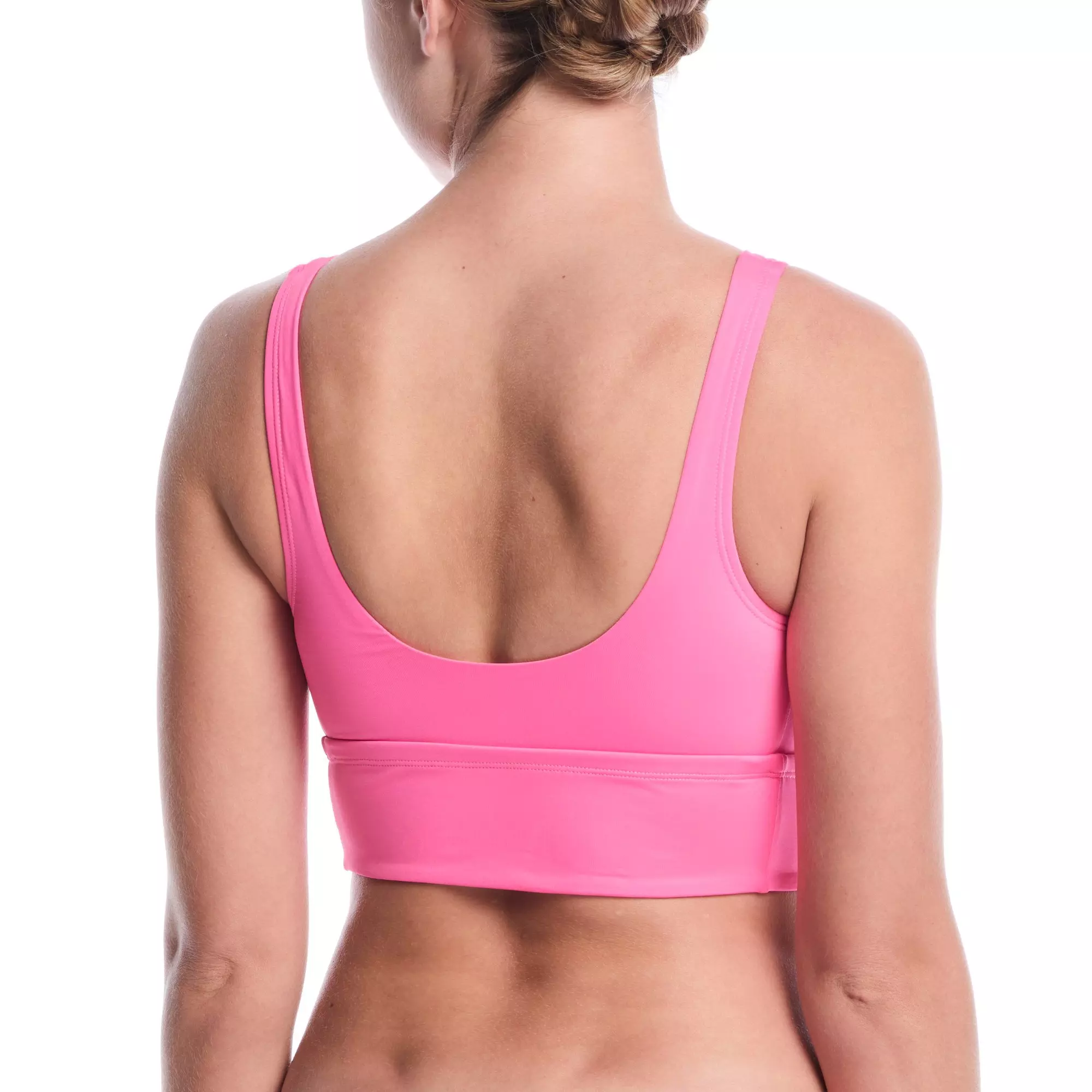 Nike Women's Swim Scoop Neck Midkini - PINK