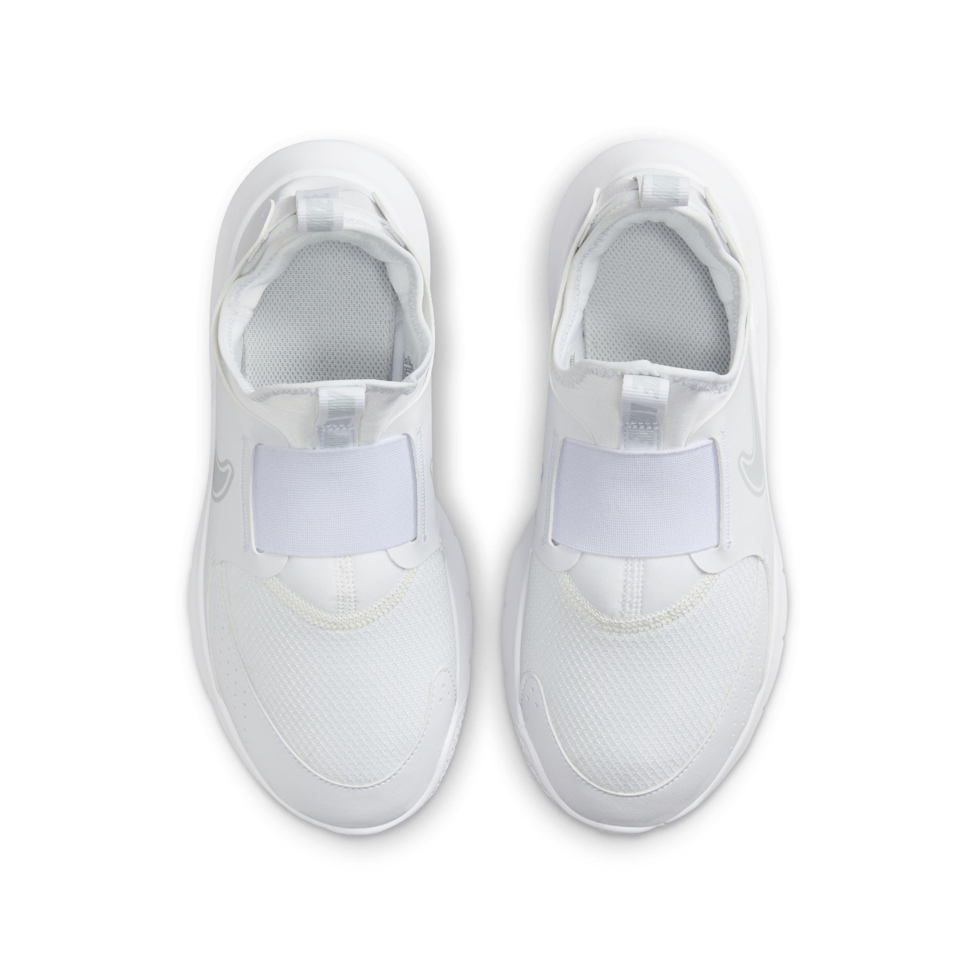 Nike Flex Runner 3 Grade School Girls' "White/White/Pure Platinum" Running Shoe