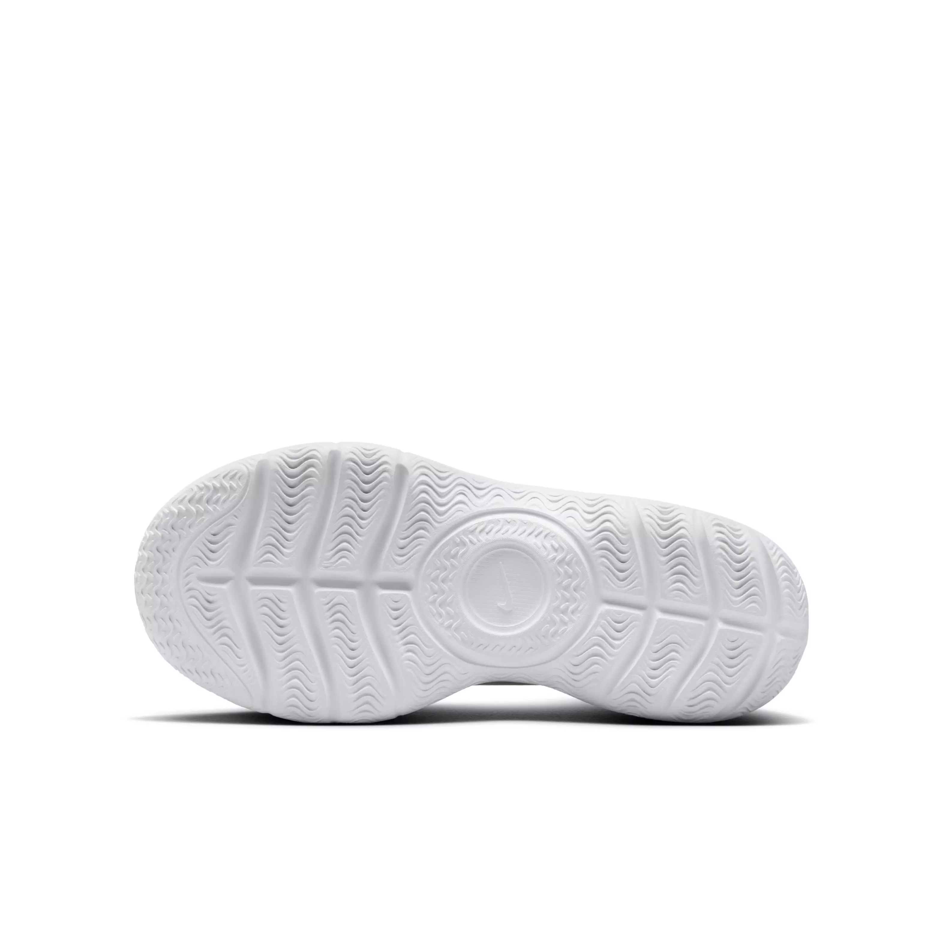 Nike Flex Runner 3 "White/White/Pure Platinum" Grade School Girls' Running Shoe - WHITE/WHITE/PLATINUM