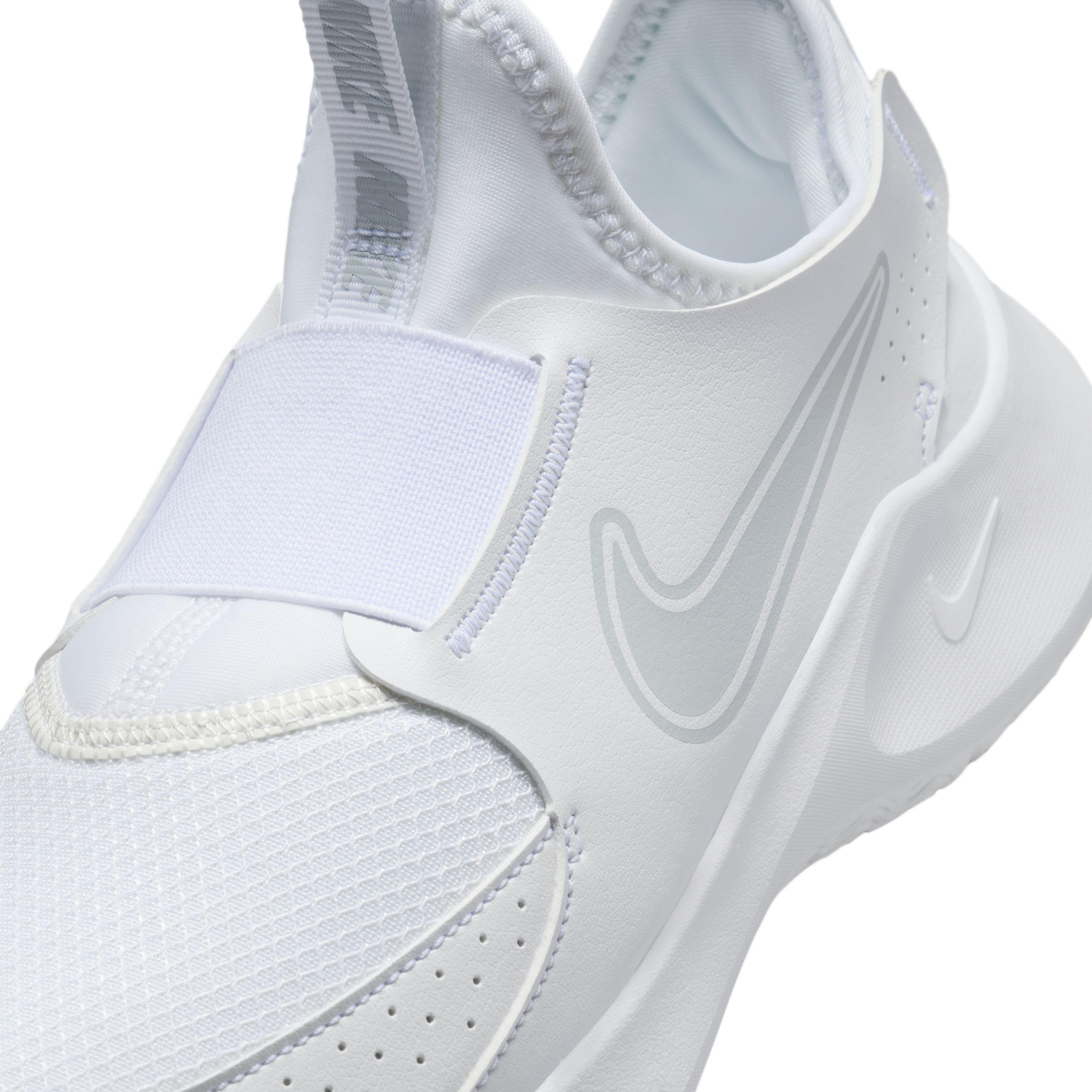 Nike Flex Runner 3 Grade School Girls' "White/White/Pure Platinum" Running Shoe
