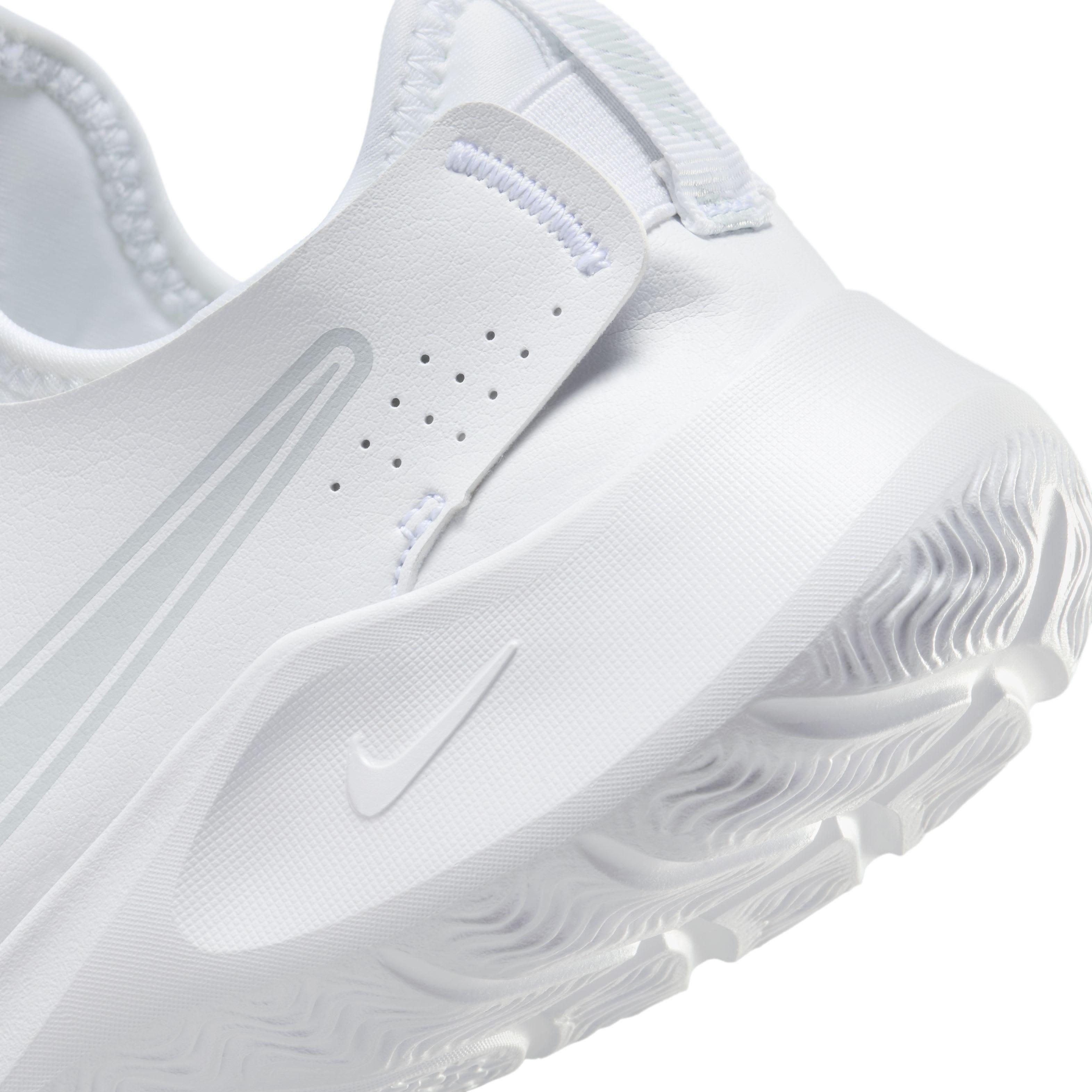 Nike Flex Runner 3 Grade School Girls' "White/White/Pure Platinum" Running Shoe
