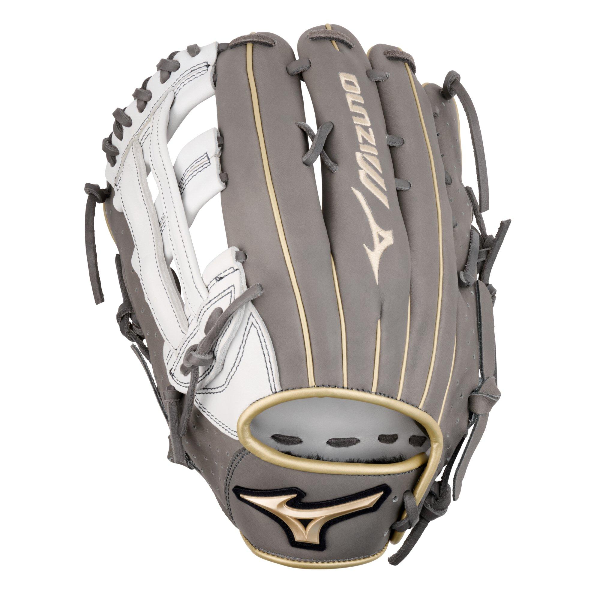 Mizuno MVP Prime GPE1276 12.75" Infield Baseball Glove LHT - GREY/WHITE Thumbnail View 1