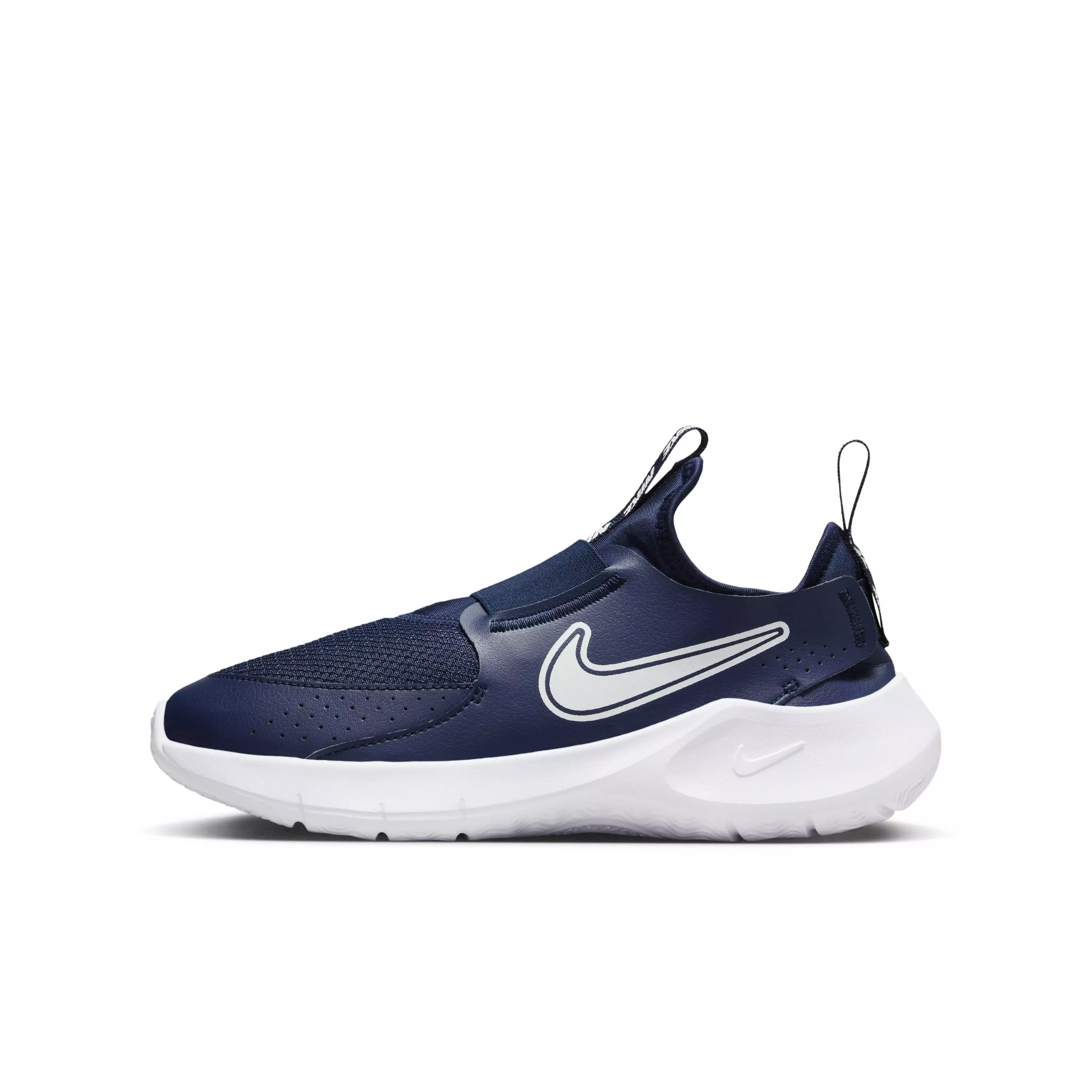 Nike Flex Runner 3 "Midnight Navy/White" Grade School Boys' Running Shoe - NAVY/WHITE
