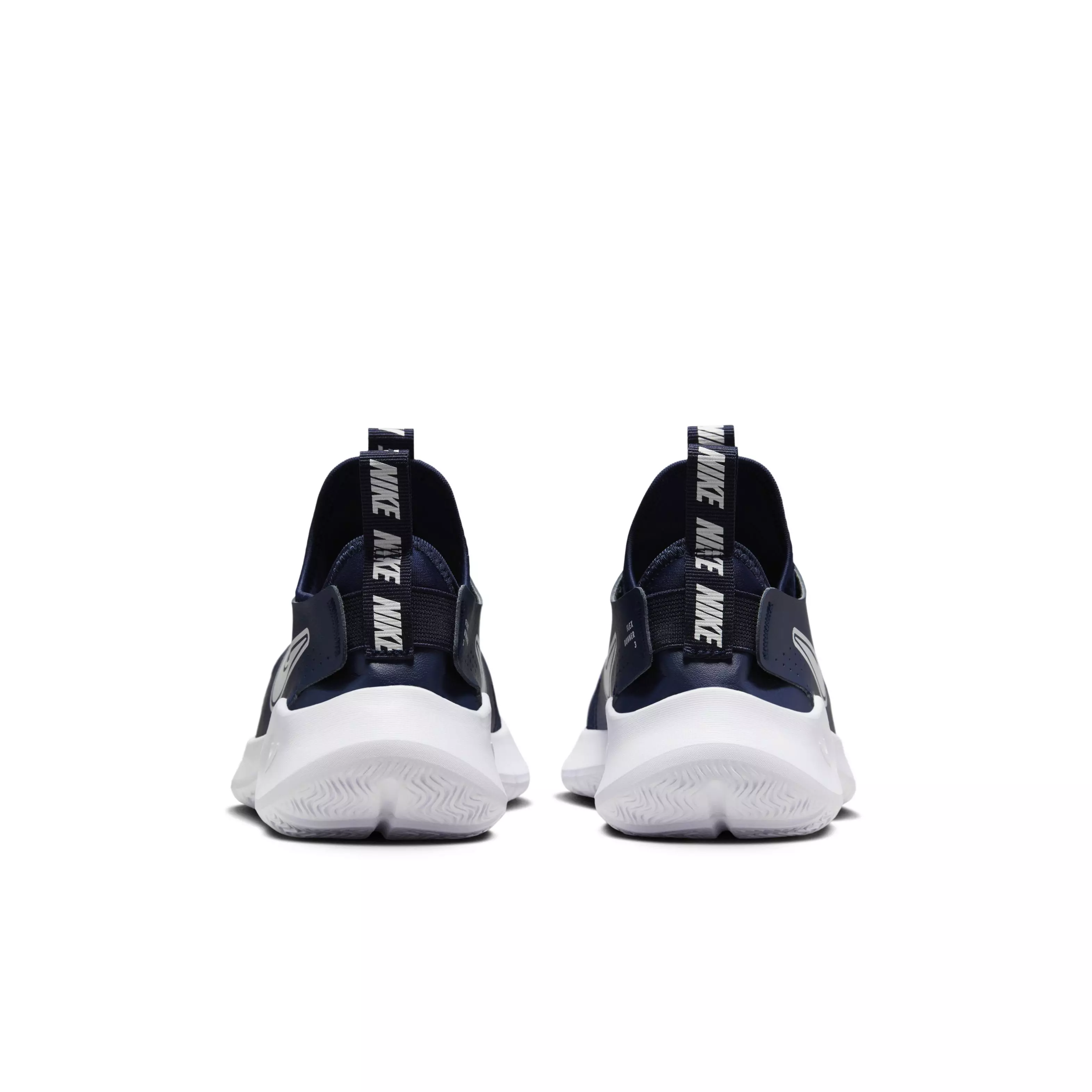 Nike Flex Runner 3 "Midnight Navy/White" Grade School Boys' Running Shoe - NAVY/WHITE
