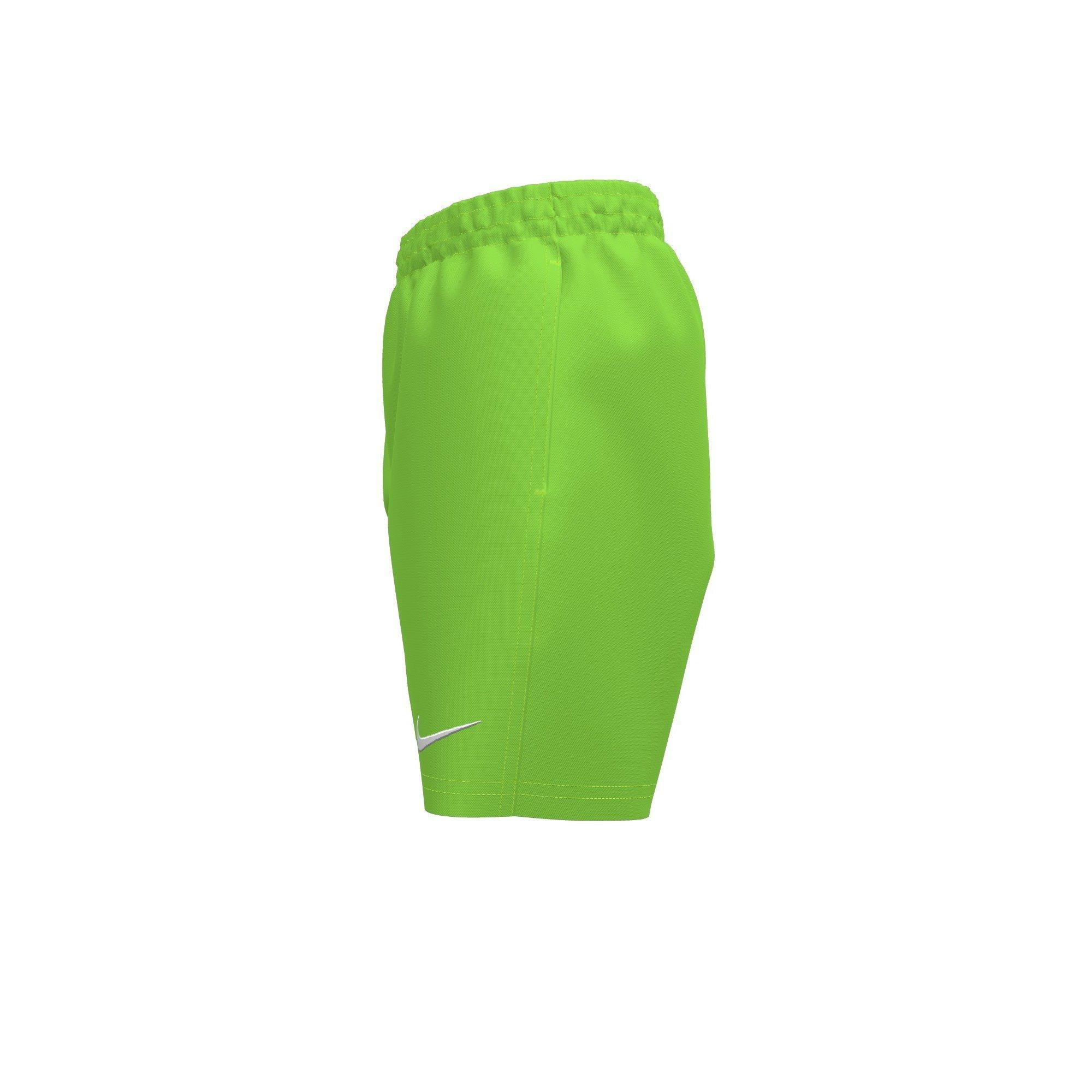 Nike Big Boys' Swim Breaker Essential 6" Brief-Lined Volley Swim Shorts - LIME Thumbnail View 3
