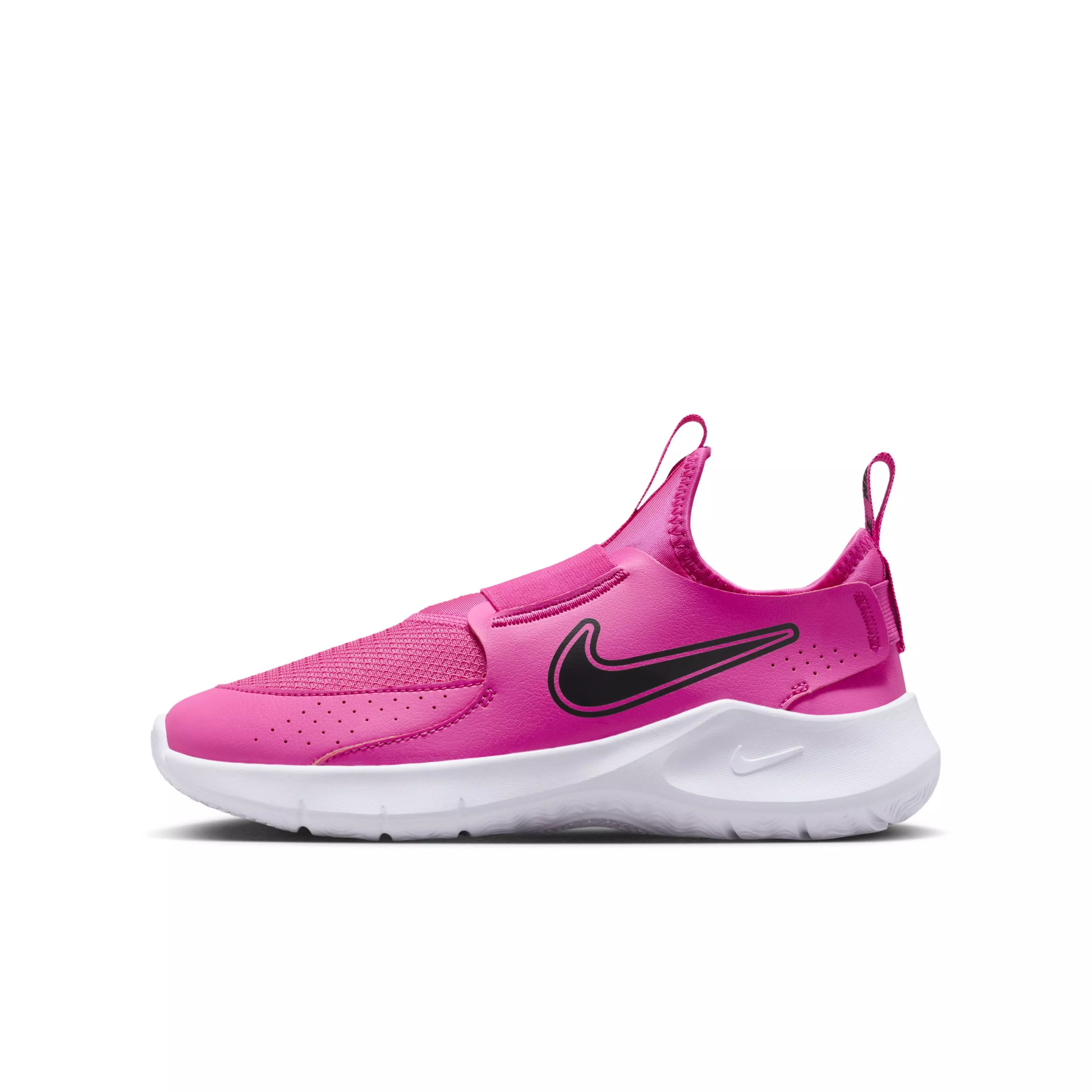 Nike Flex Runner 3 "Laser Fuchsia/Black" Grade School Girls' Running Shoe - FUCHSIA/BLACK