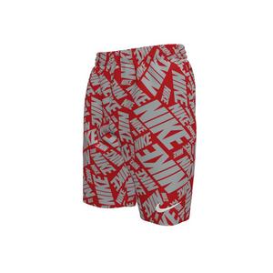 Nike Big Boys' Swim Breaker Block 7" Brief-Lined Volley Swim Shorts