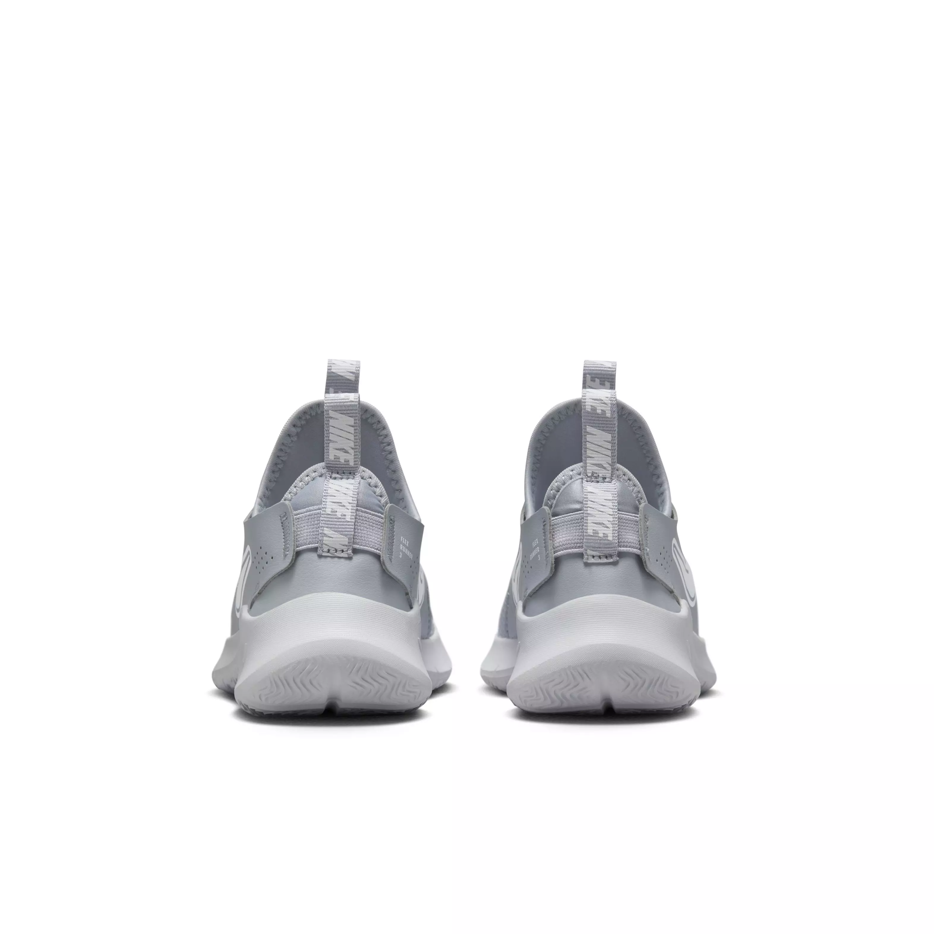 Nike Flex Runner 3 "Wolf Grey/White" Preschool Boys' Running Shoe - GREY/WHITE