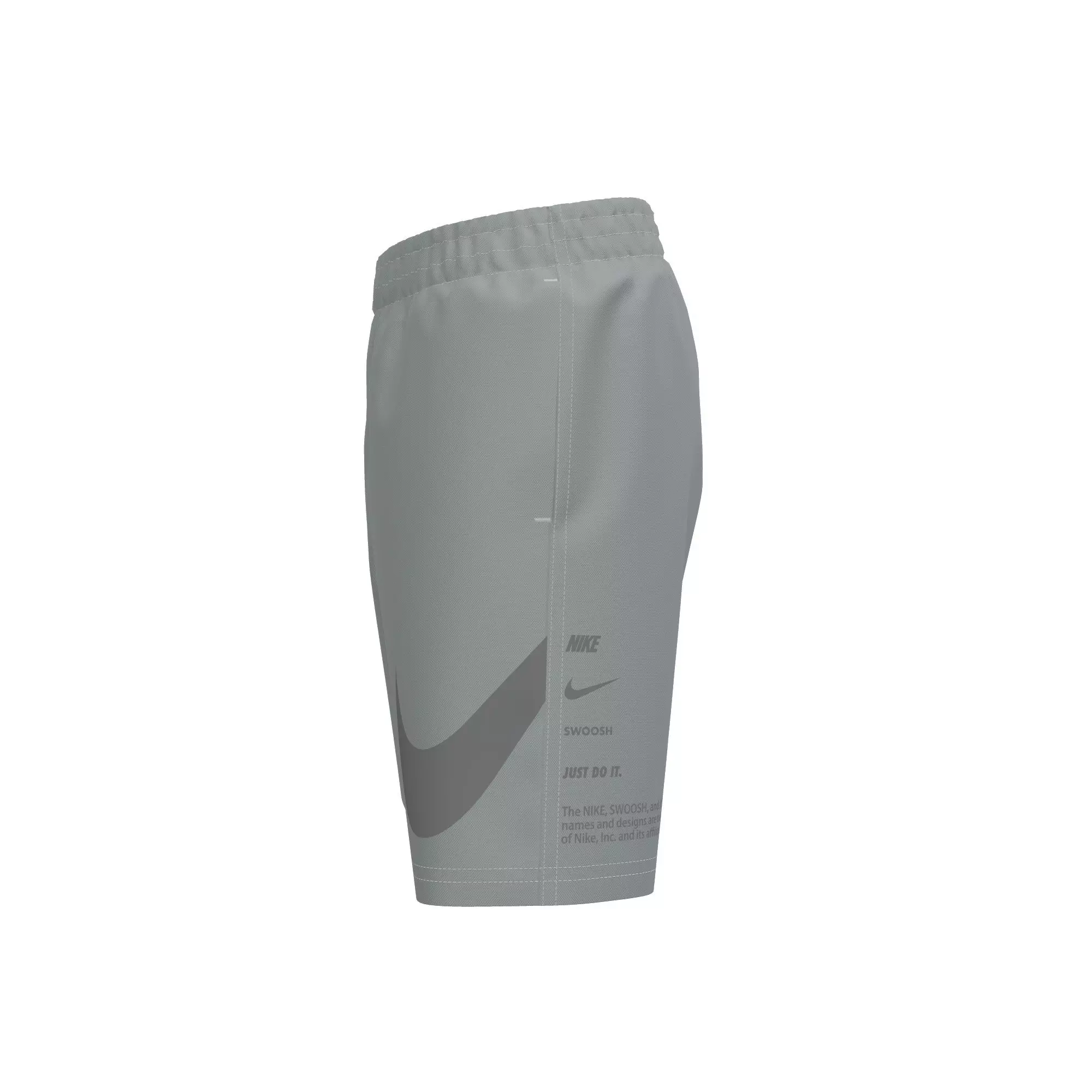 Nike Big Boys' Swim Breaker Specs 7" Brief-Lined Volley Swim Shorts - GREY