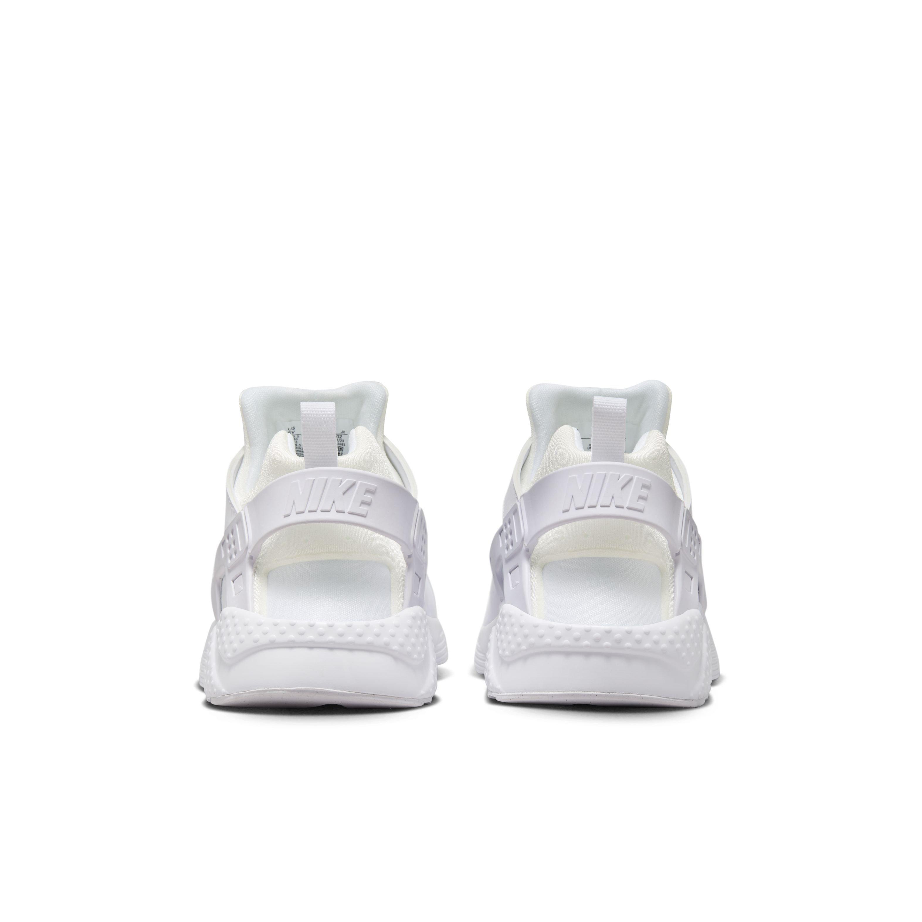 Nike Huarache Run 2.0 "White/Pure Platinum" Grade School Kids' Shoe - WHITE/PLATIUM Thumbnail View 5