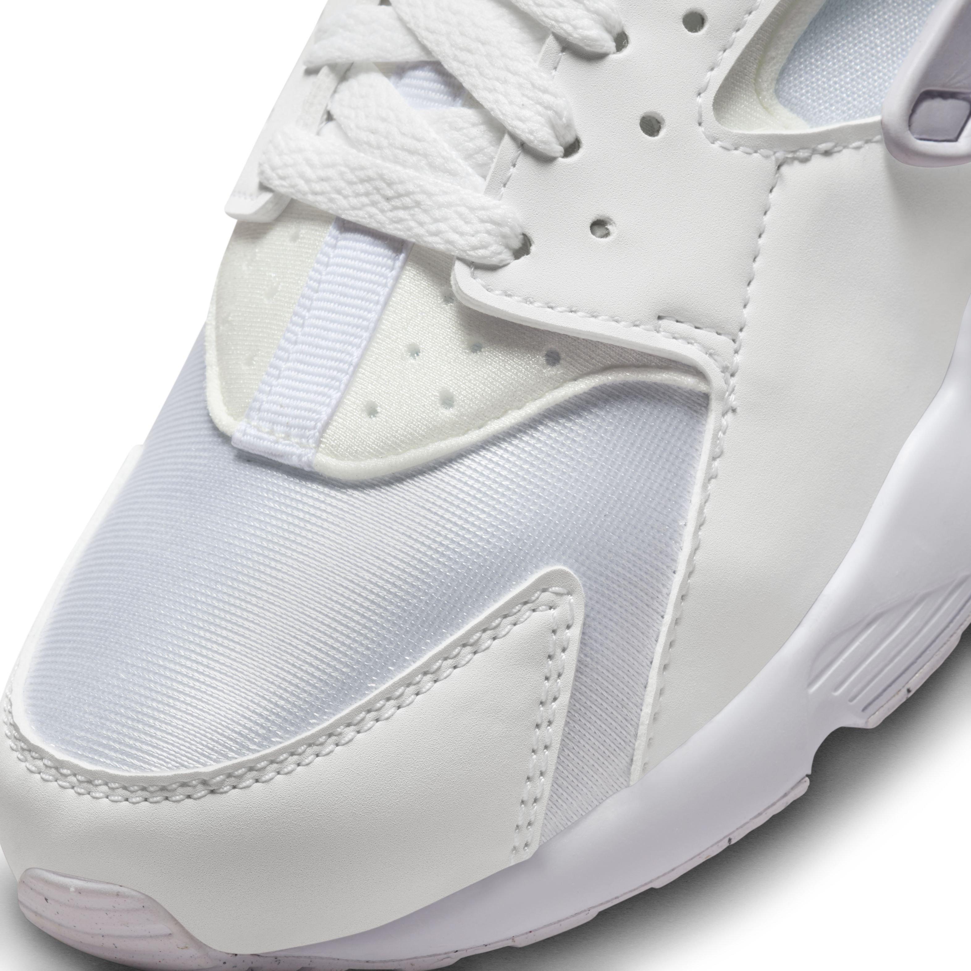 Nike Huarache Run 2.0 "White/Pure Platinum" Grade School Kids' Shoe - WHITE/PLATIUM Thumbnail View 7