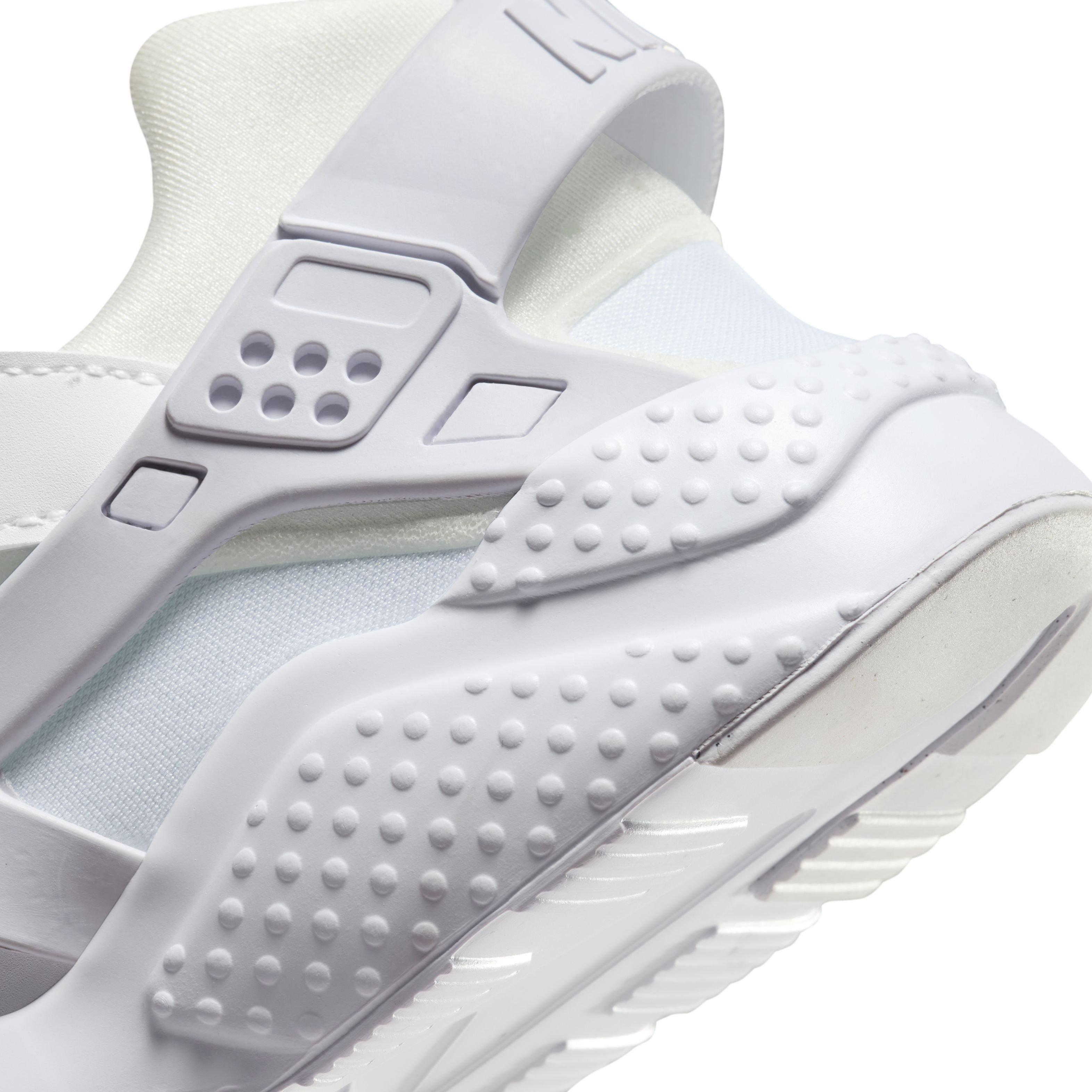 Nike Huarache Run 2.0 "White/Pure Platinum" Grade School Kids' Shoe - WHITE/PLATIUM Thumbnail View 8