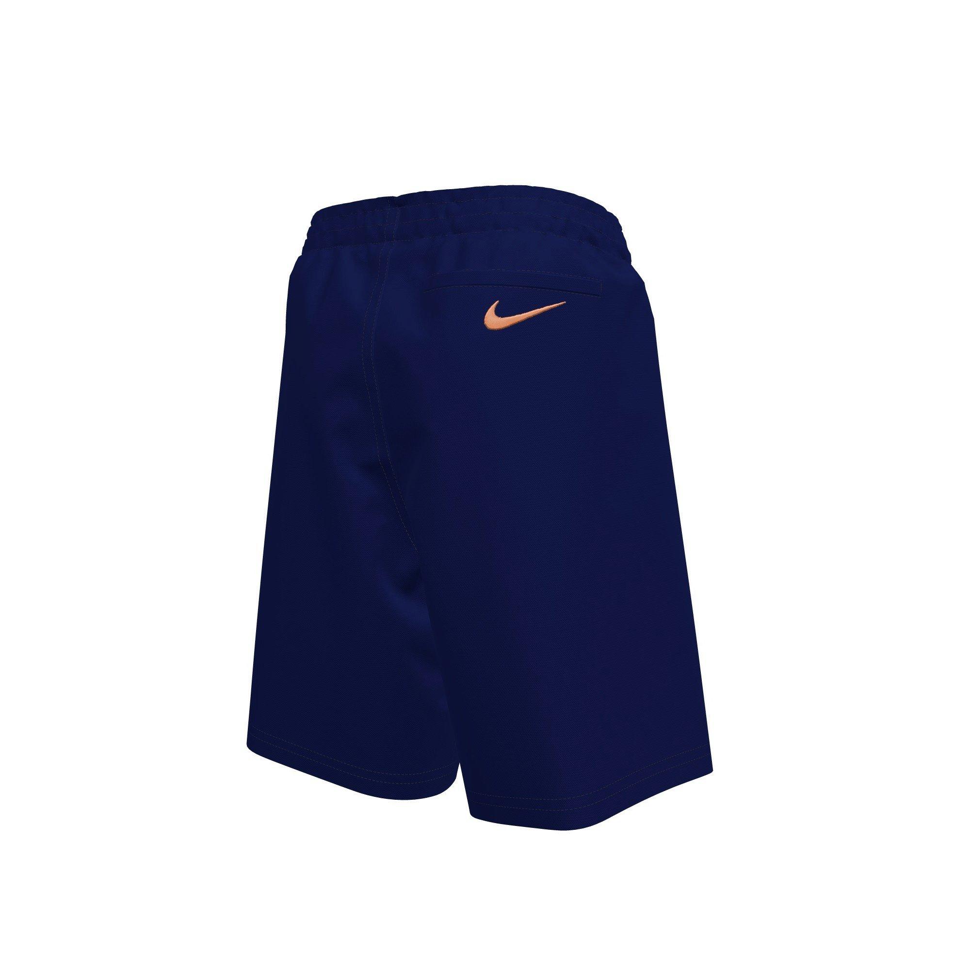 Nike Big Boys' Swim Breaker Brief-Lined 7" Volley Swim Shorts - NAVY Thumbnail View 2