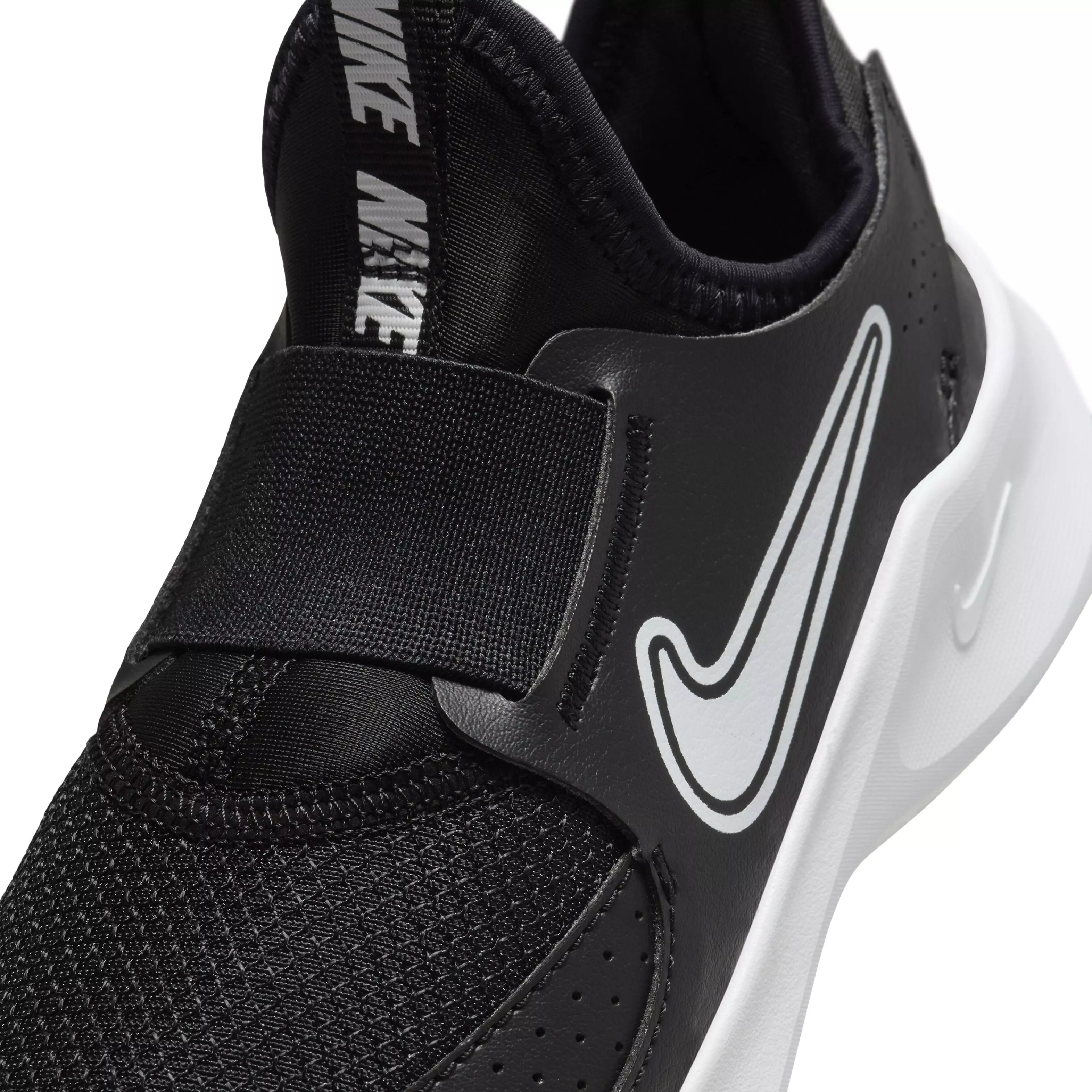 Nike Flex Runner 3 "Black/White" Preschool Boys' Running Shoe - BLACK/WHITE