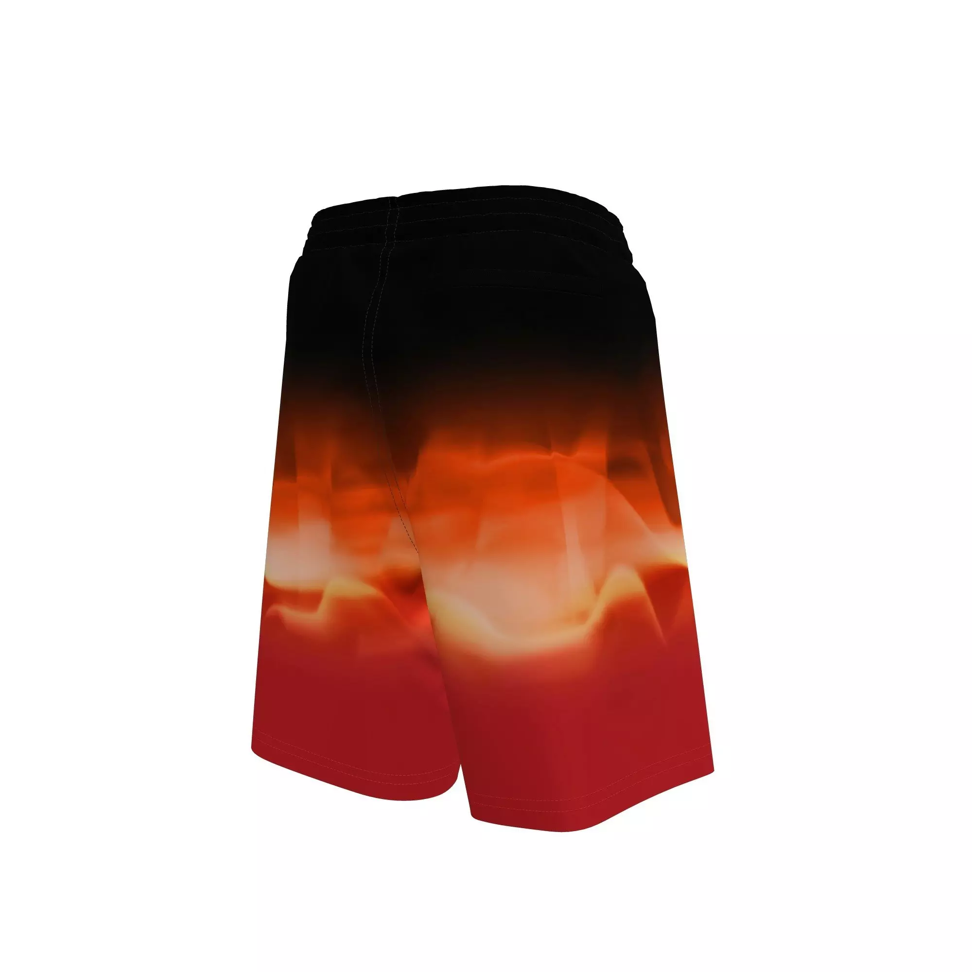 Nike Big Boys' Swim Breaker Fade 7" Brief-Lined Volley Swim Shorts - RED