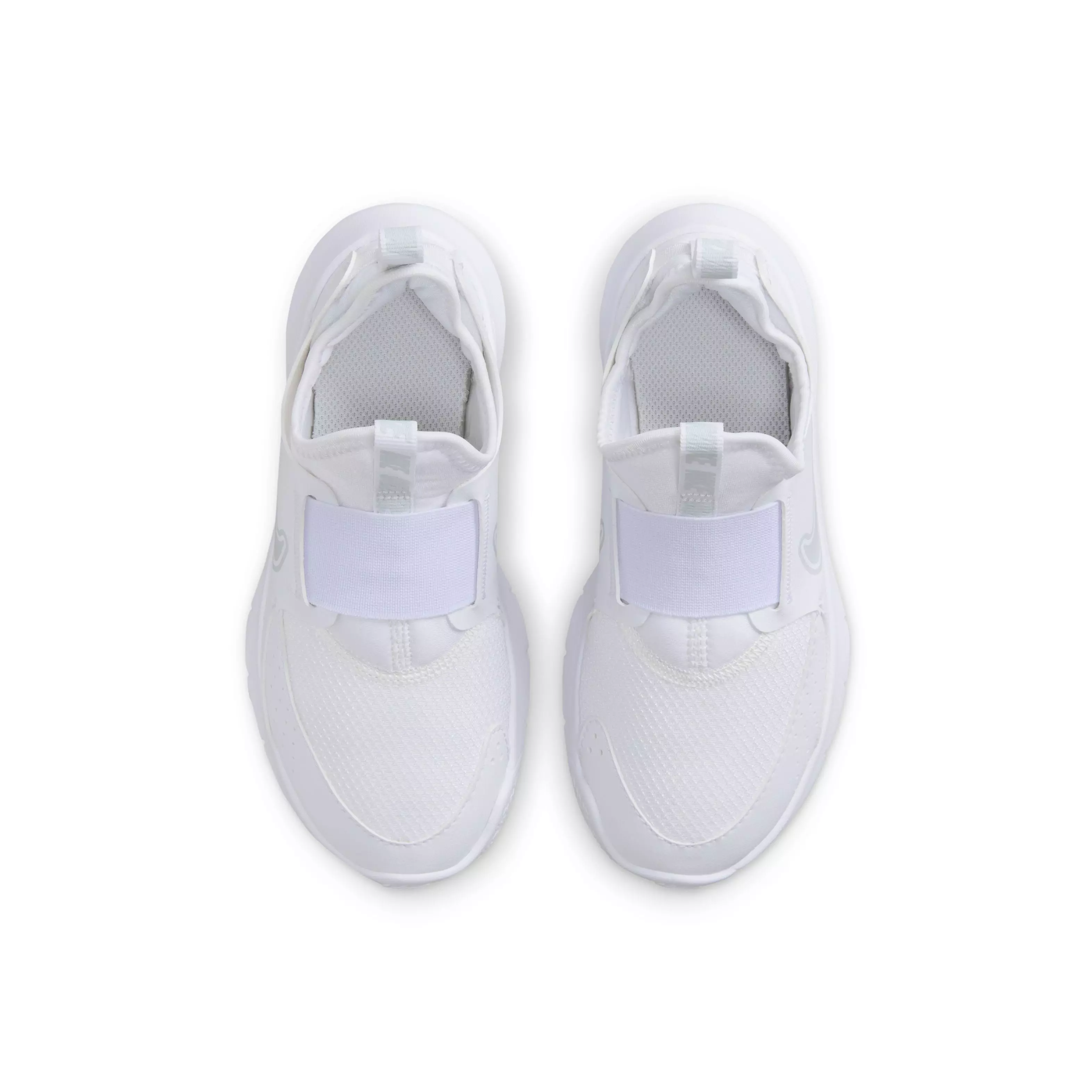 Nike Flex Runner 3 "White/White/Pure Platinum" Preschool Boys' Running Shoe - WHITE/WHITE/PLATINUM