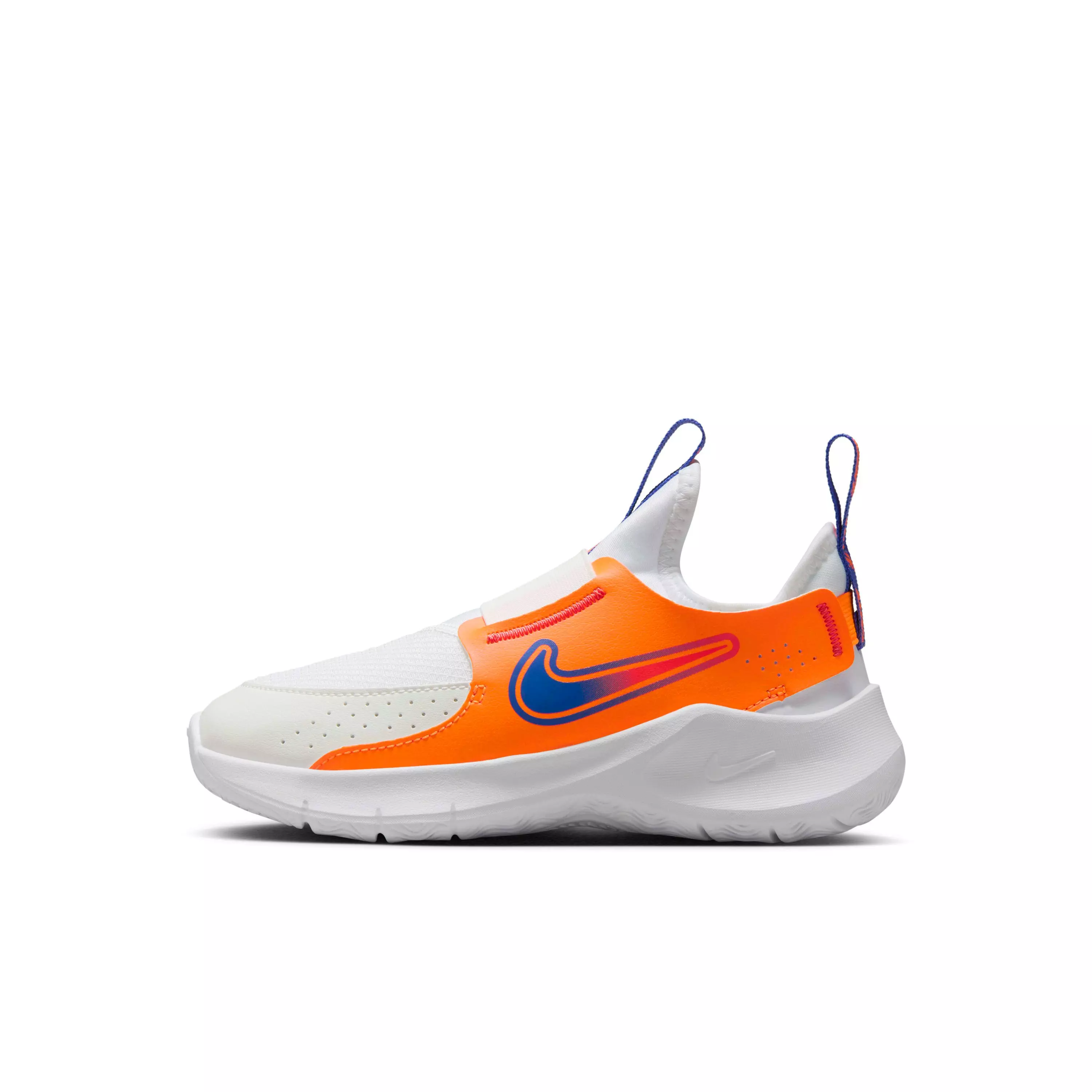 Nike Flex Runner 3 "White/Total Orange/Team Orange/Astronomy Blue" Preschool Boys' Running Shoe - WHITE/ORANGE/ORANGE/BLUE