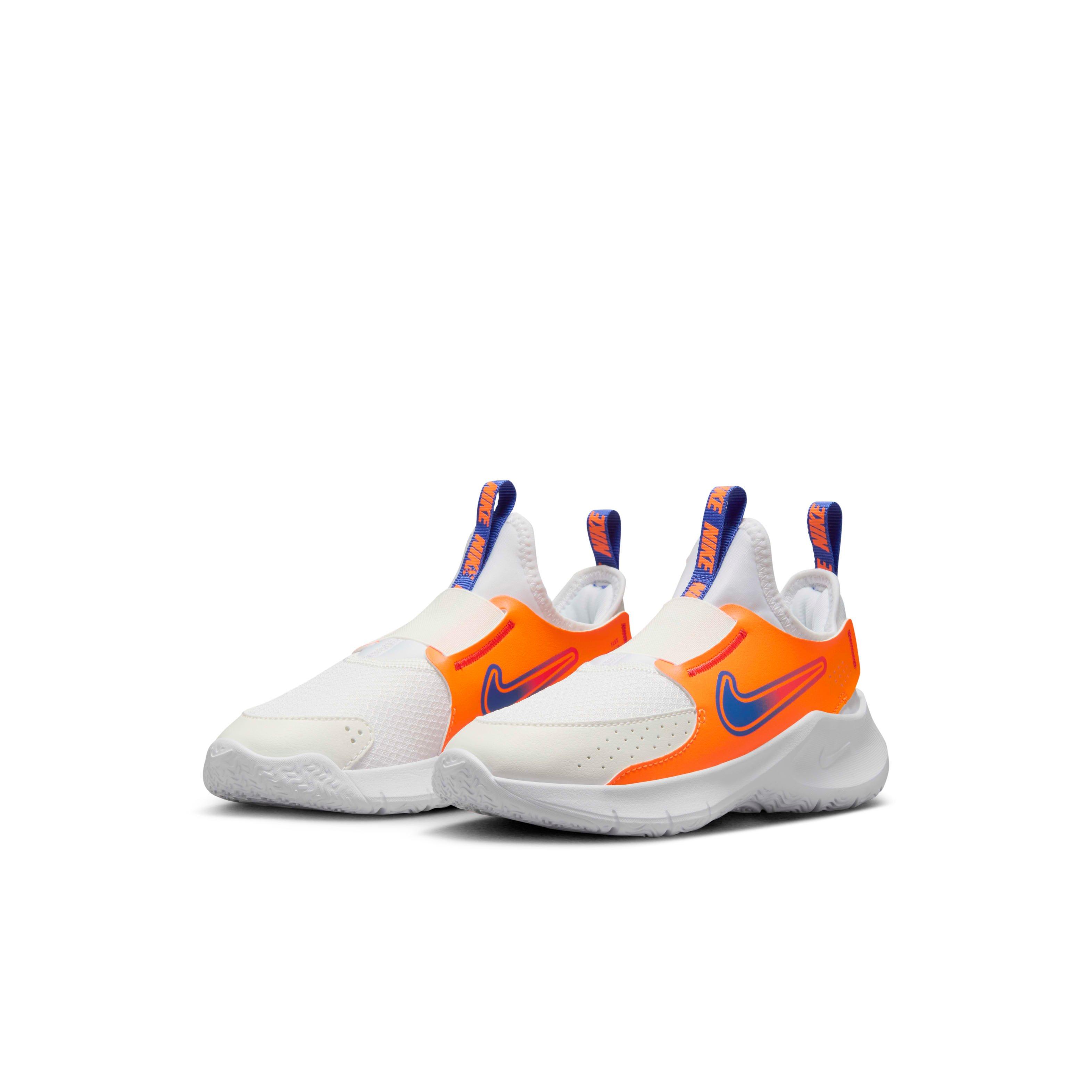Nike Flex Runner 3 Preschool Boys' "White/Total Orange/Team Orange/Astronomy Blue" Running Shoe