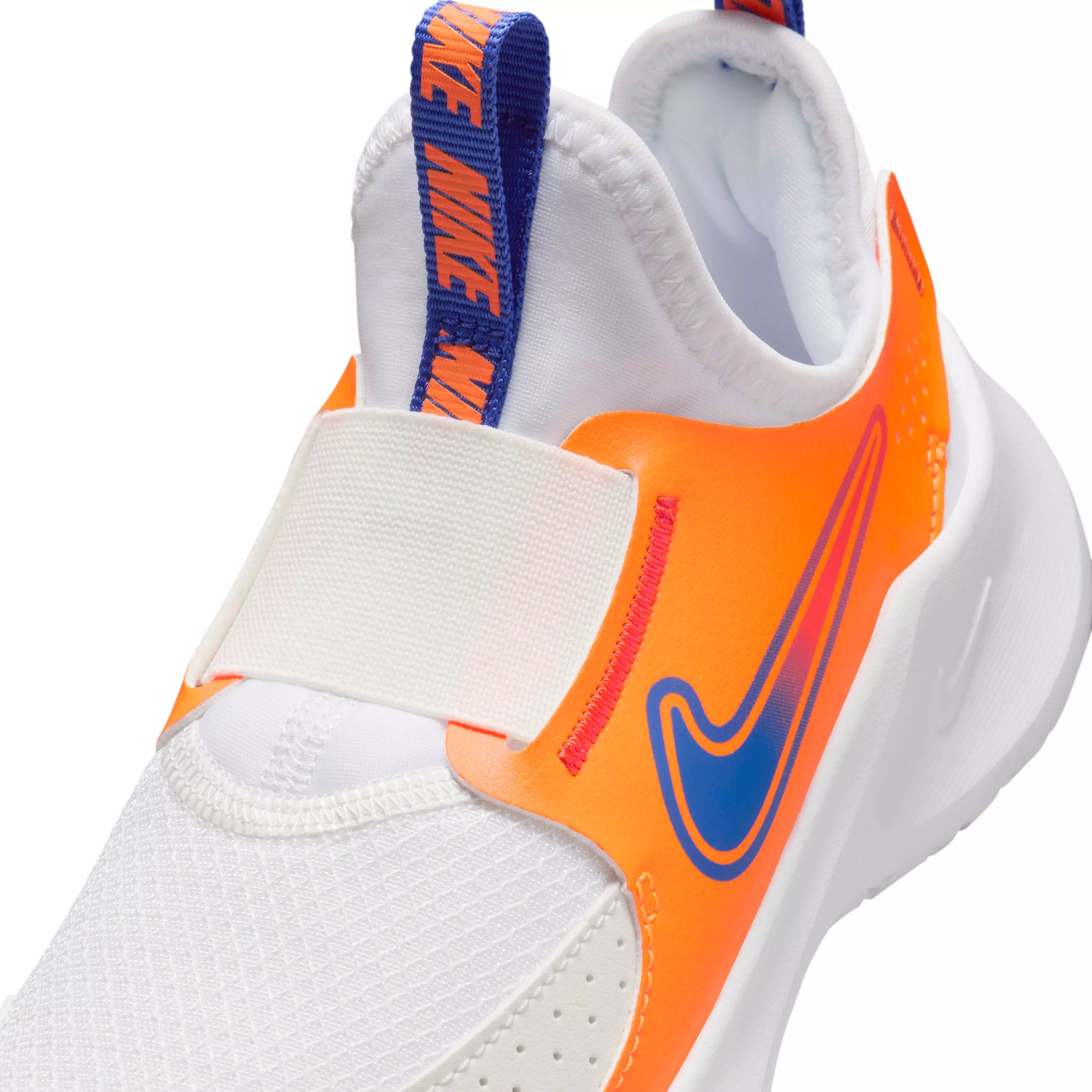 Nike Flex Runner 3 "White/Total Orange/Team Orange/Astronomy Blue" Preschool Boys' Running Shoe - WHITE/ORANGE/ORANGE/BLUE