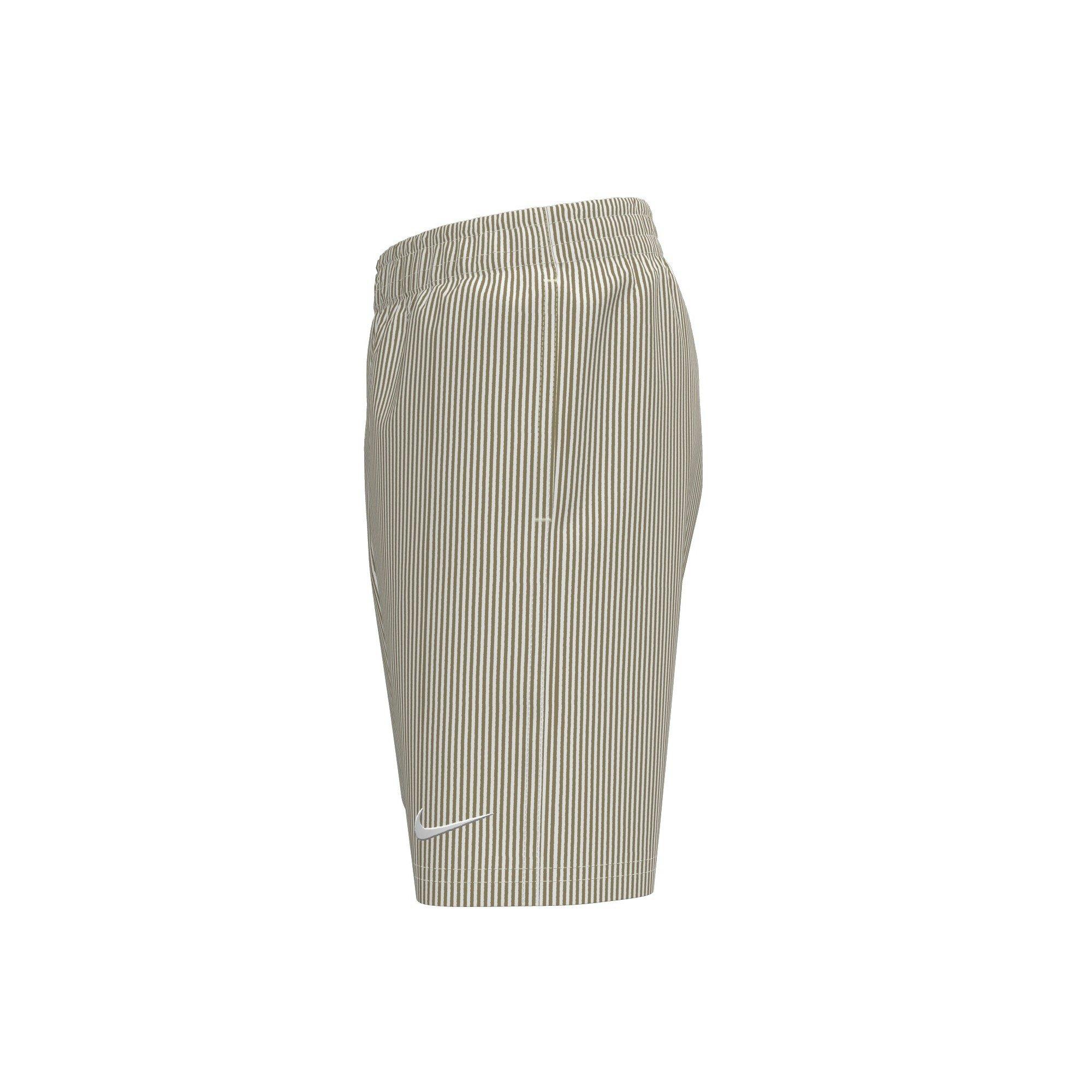 Nike Swim Breaker Ripple Texture 7" Brief-Lined Big Boys' Volley Swim Shorts