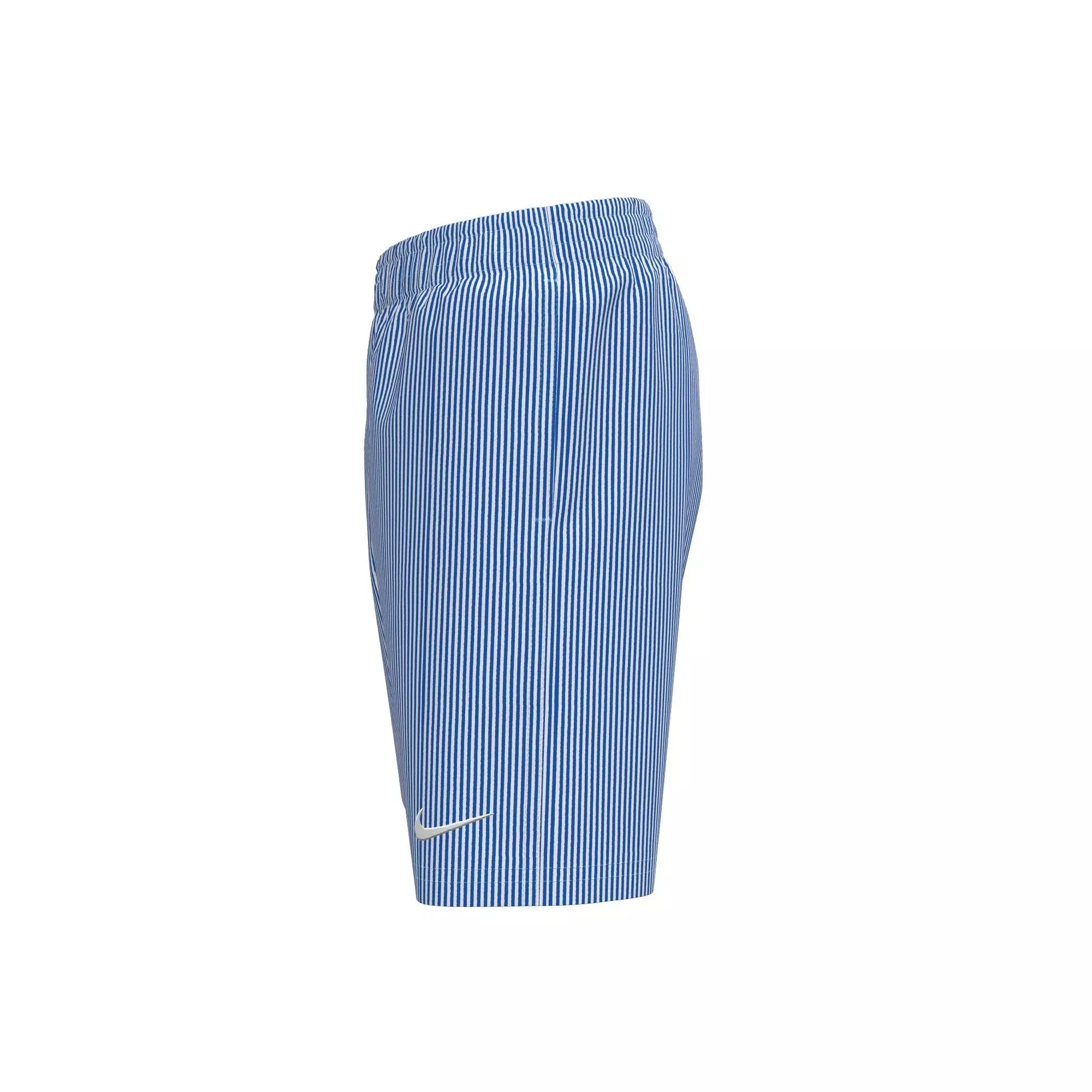 Nike Big Boys' Swim Breaker Ripple Texture 7" Brief-Lined Volley Swim Shorts - BLUE