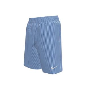 Nike Big Boys' Swim Breaker Ripple Texture 7" Brief-Lined Volley Swim Shorts