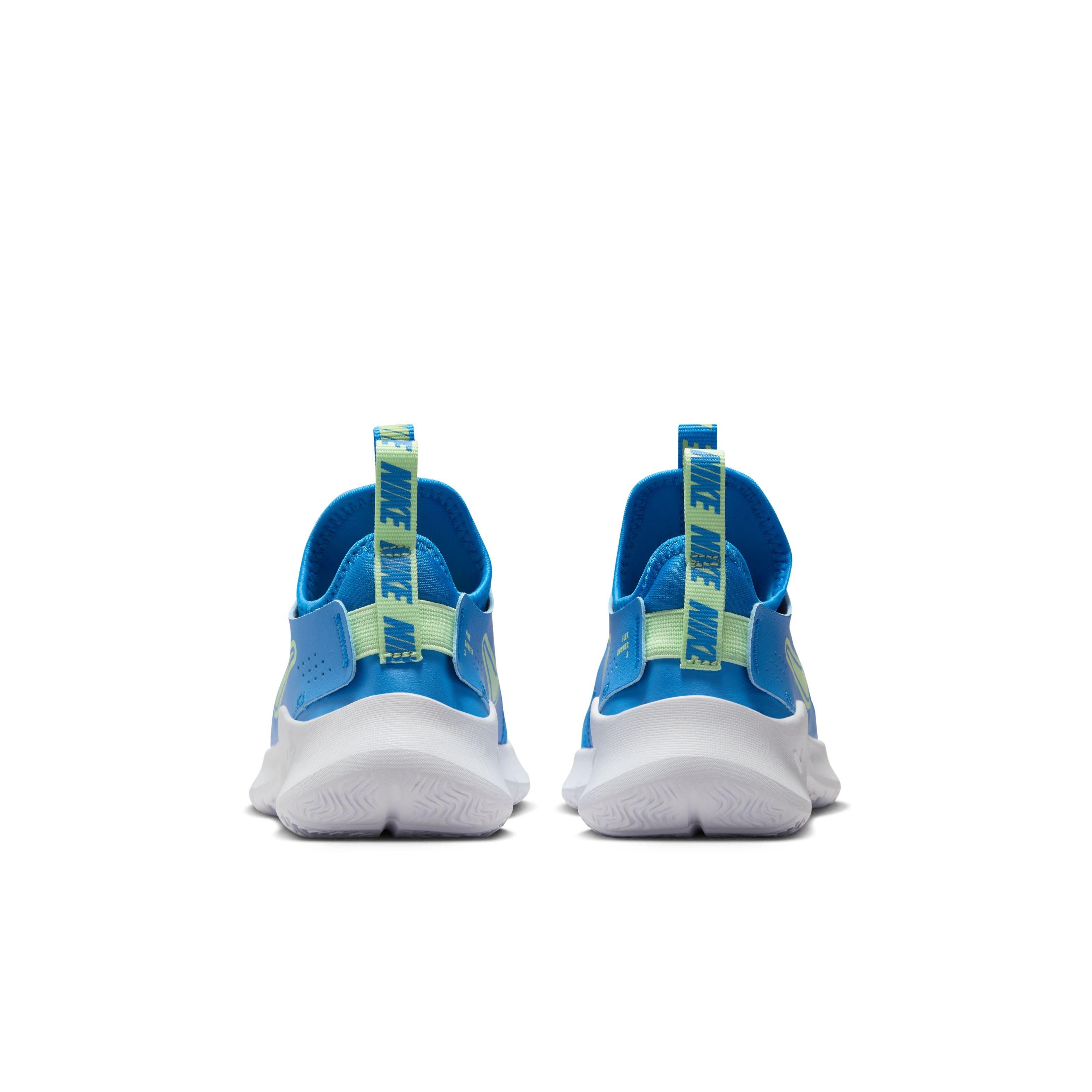 Nike Flex Runner 3 Preschool Boys' "Photo Blue/Vapor Green" Running Shoe