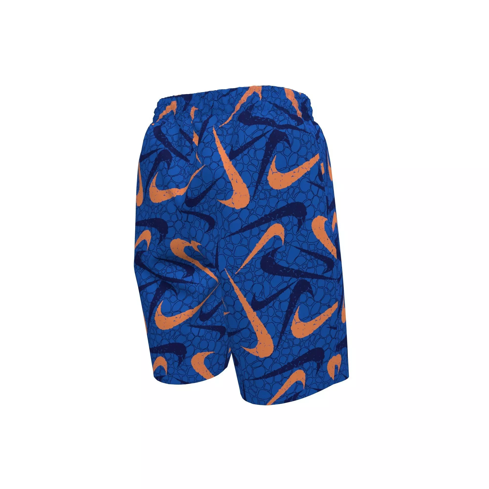 Nike Big Boys' Swim Breaker Pebble 7" Brief-Lined Volley Swim Shorts - BLUE