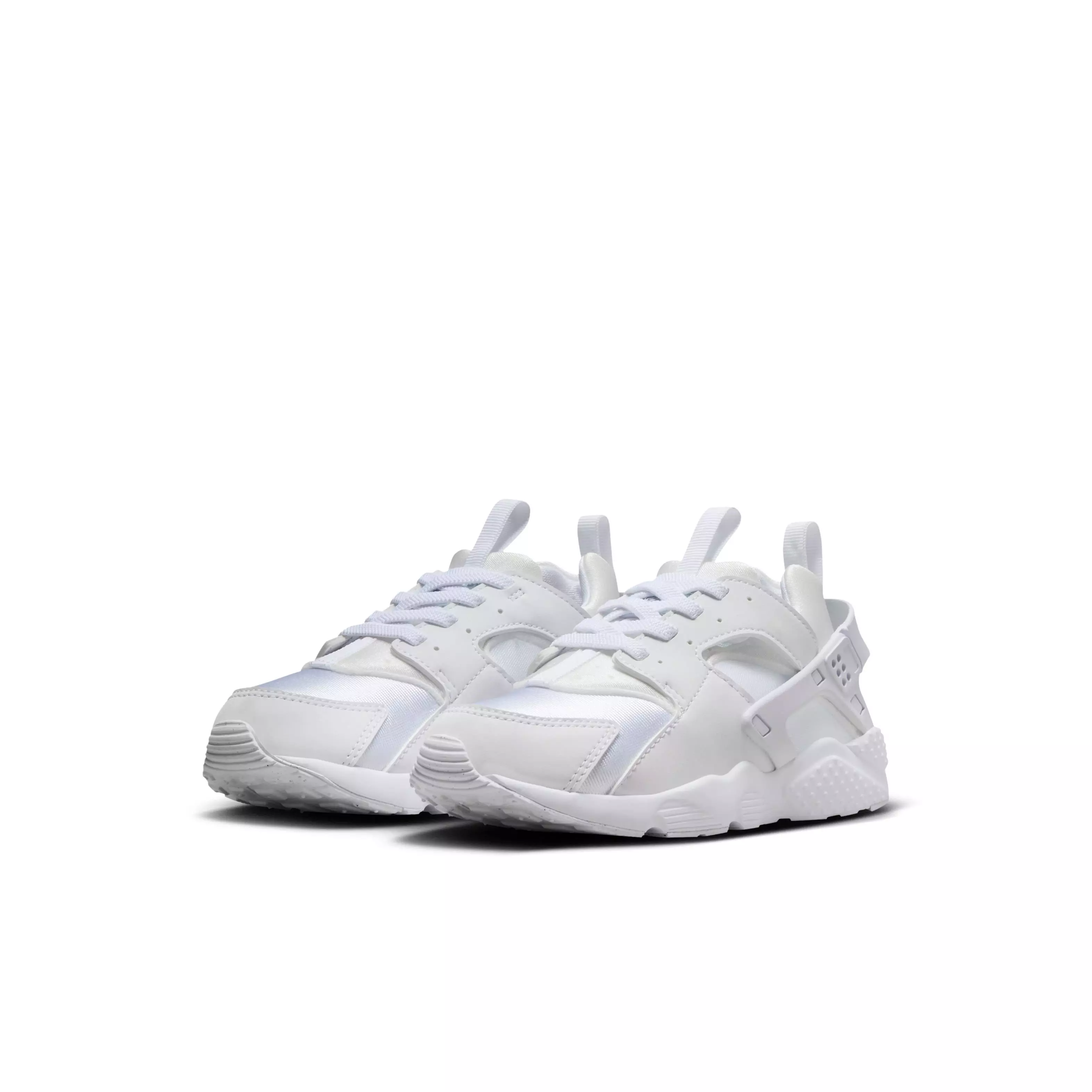 Nike Huarache Run 2.0 "White/Pure Platinum" Preschool Kids' Shoe - WHITE/GREY