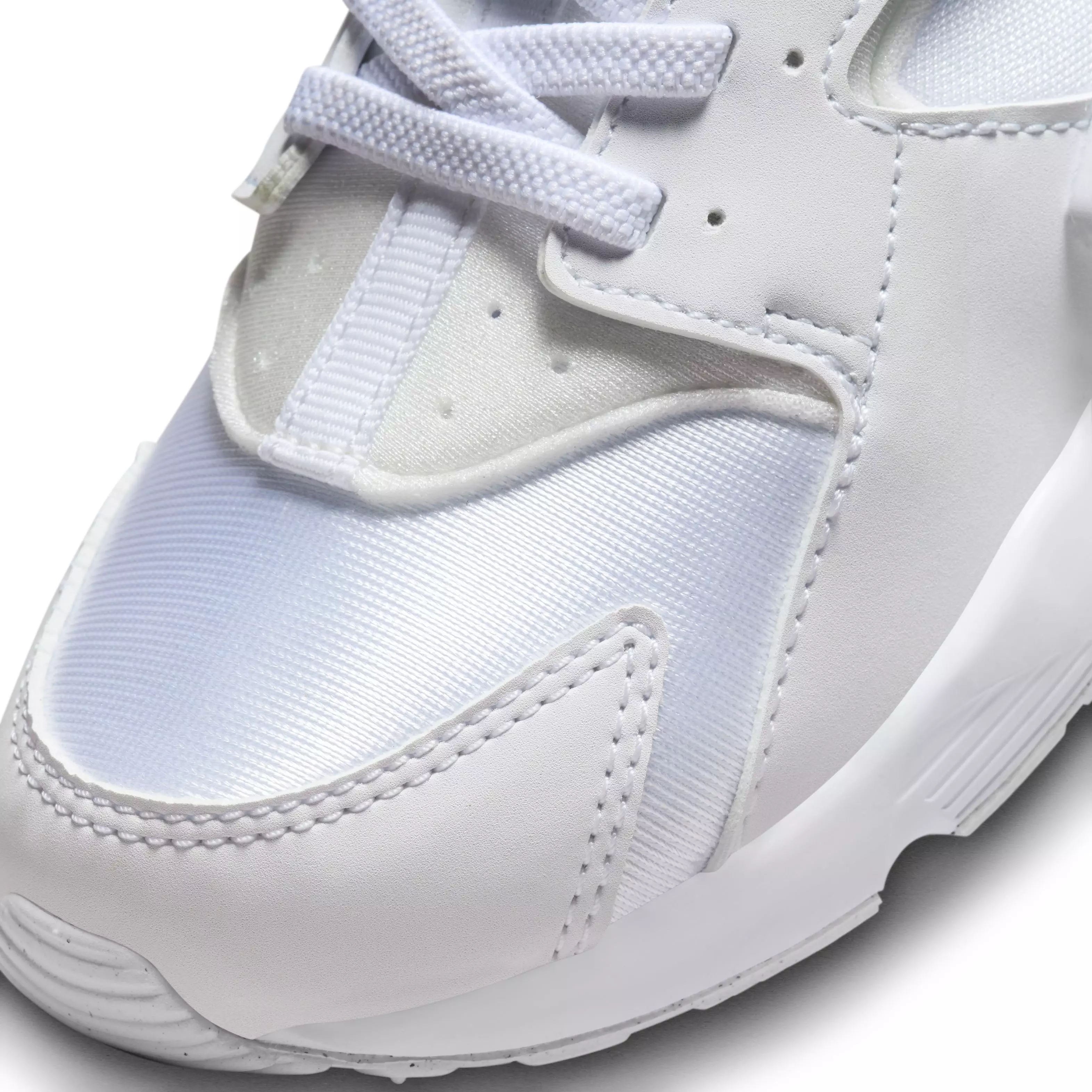 Nike Huarache Run 2.0 "White/Pure Platinum" Preschool Kids' Shoe - WHITE/GREY