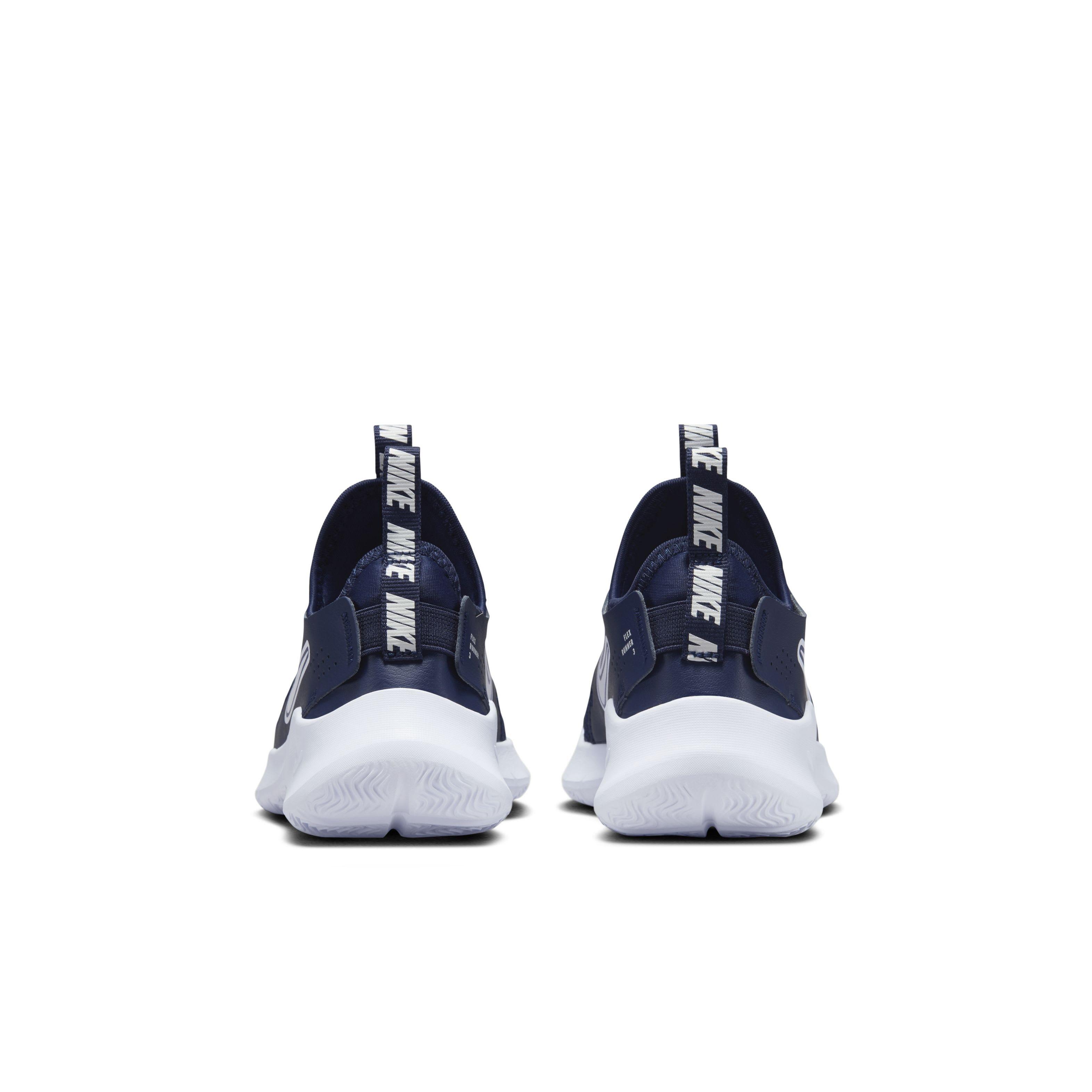 Nike Flex Runner 3 Preschool Boys' "Midnight Navy/White" Running Shoe