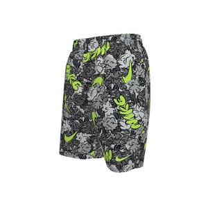 Nike Big Boys' Swim Breaker Floral 7" Brief-Lined Volley Swim Shorts