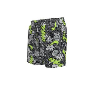 Nike Big Kids' Swim Breaker Floral 4" Brief-Lined Volley Swim Shorts