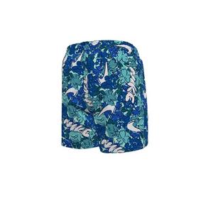 Nike Big Kids' Swim Breaker Floral 4" Brief-Lined Volley Swim Shorts