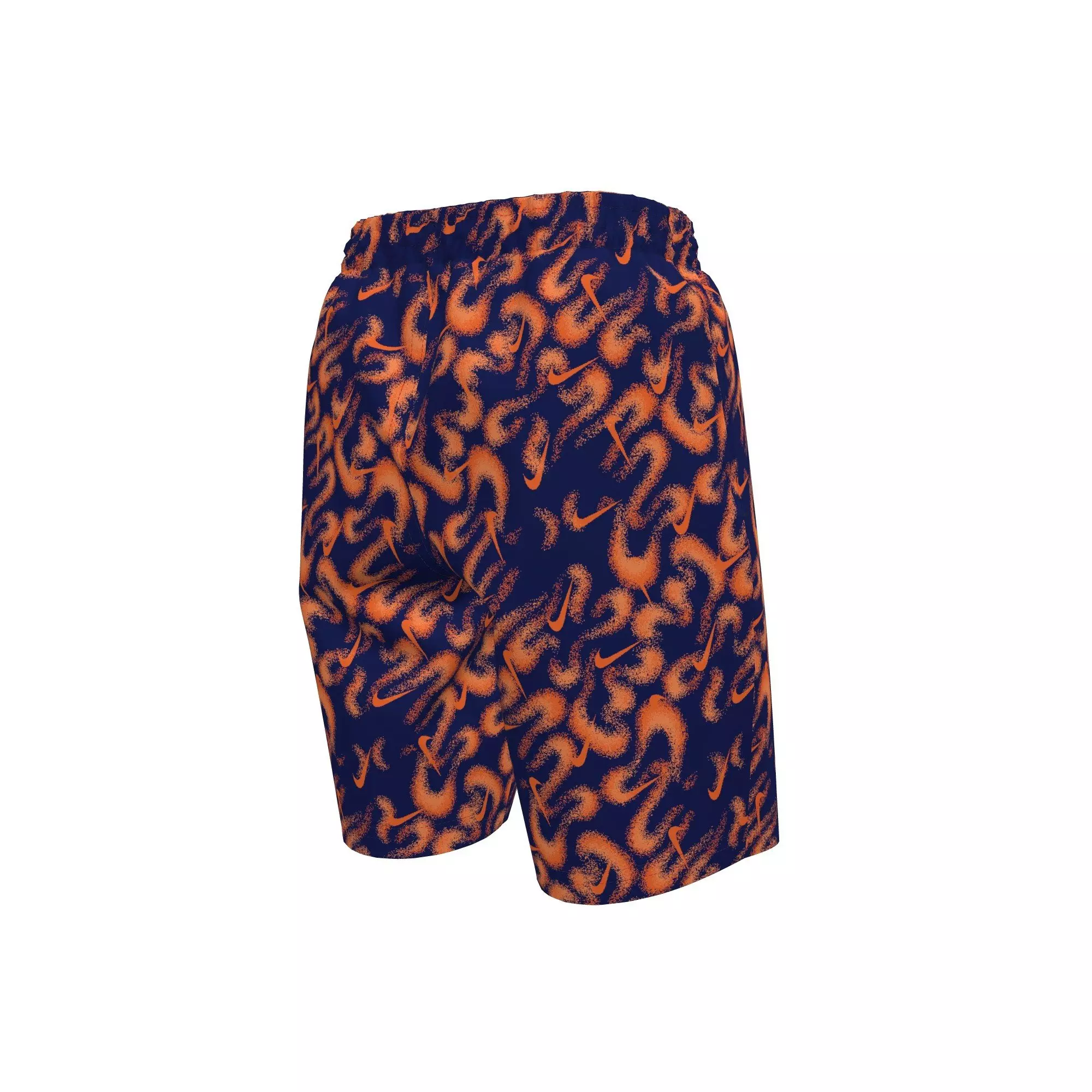 Nike Big Boys' Swim Breaker Airbrushfetti 7" Brief-Lined Volley Swim Shorts - NAVY
