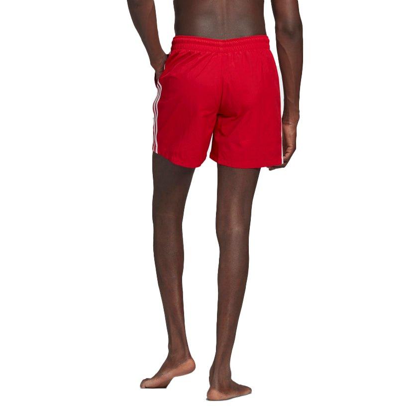 adidas Originals Men\'s Scarlet Adicolor Classic 3-Stripes Swim Shorts -  Hibbett | City Gear